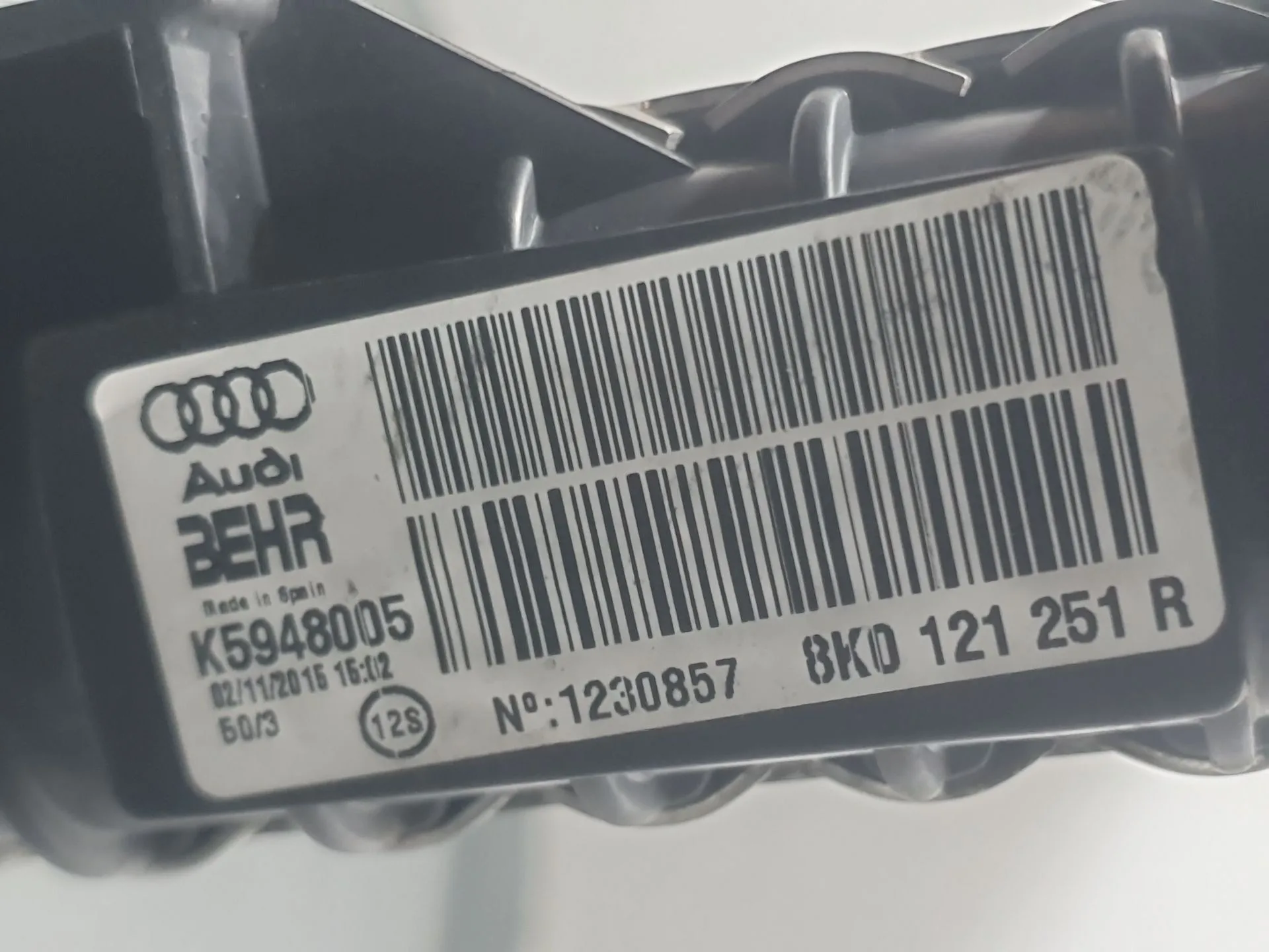 Radiador Agua para Audi Q3 (8Ub, 8Ug)