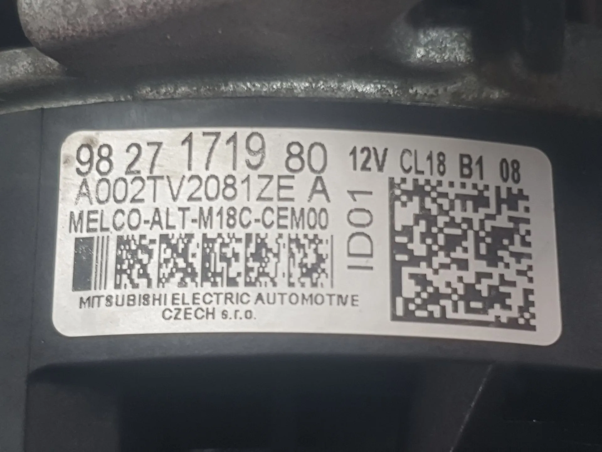 Alternador para Peugeot 3008 Ii Suv (Mc_, Mr_, Mj_, M4_)