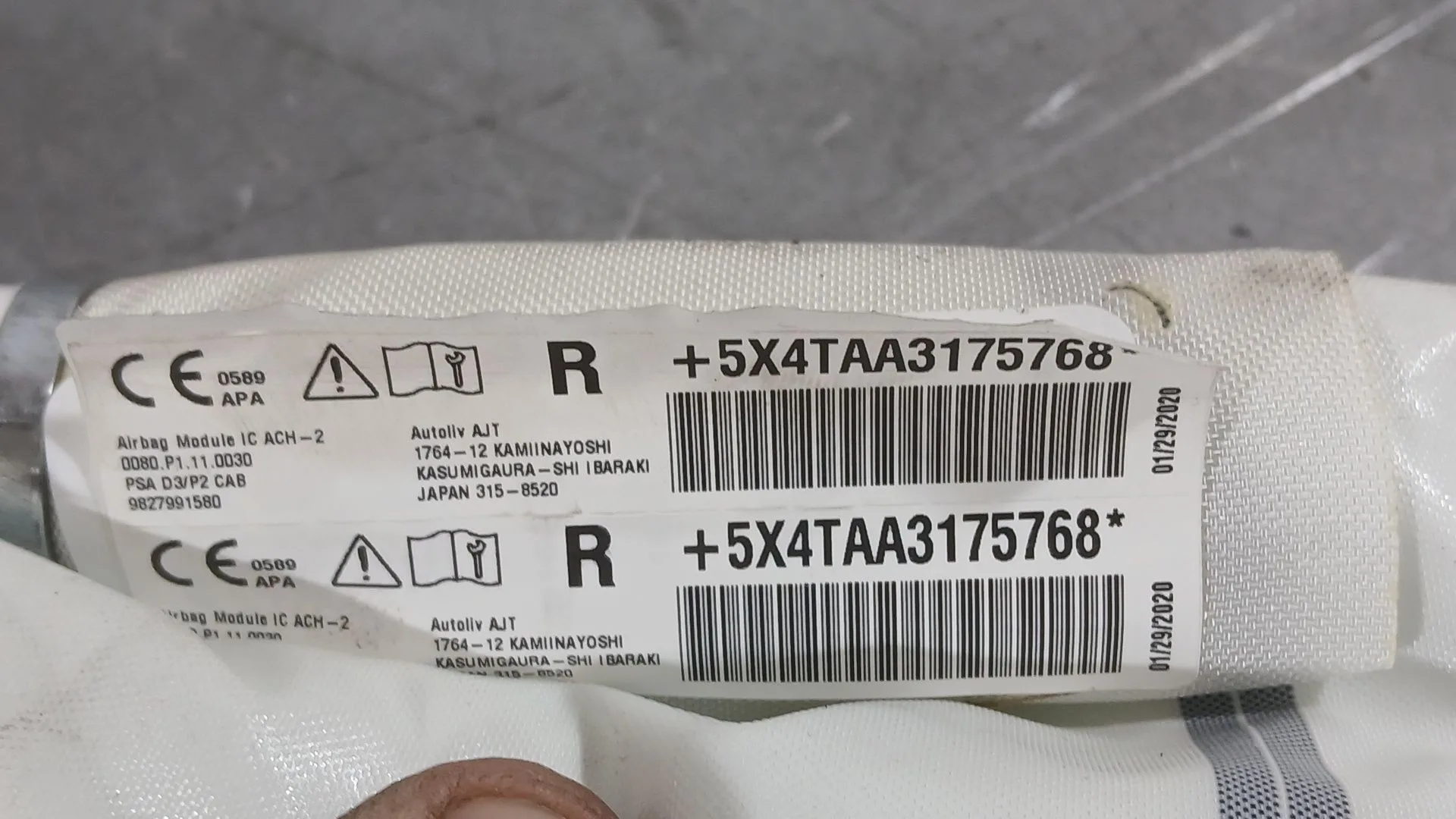 Airbag Cortina Delantero Derecho para Opel Corsa F (P2Jo)