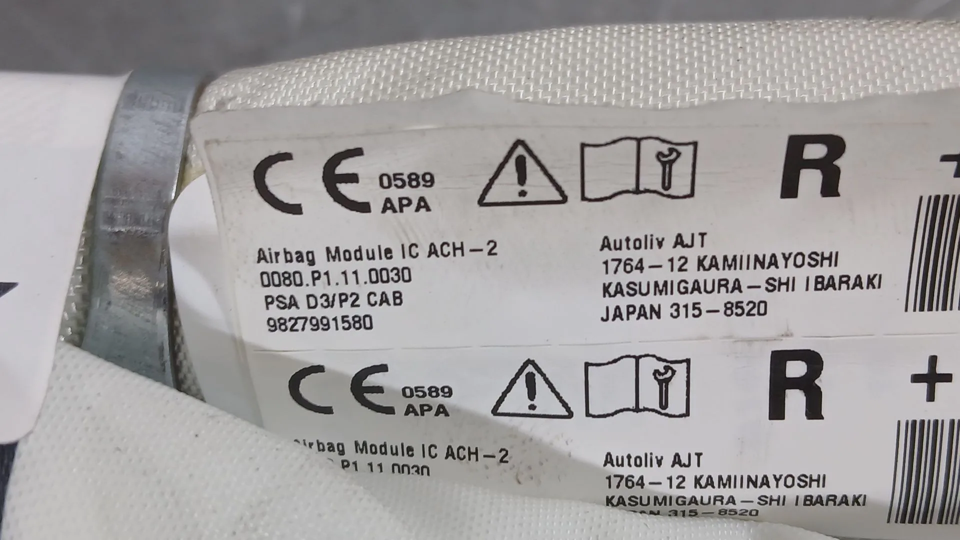 Airbag Cortina Delantero Derecho para Opel Corsa F (P2Jo)