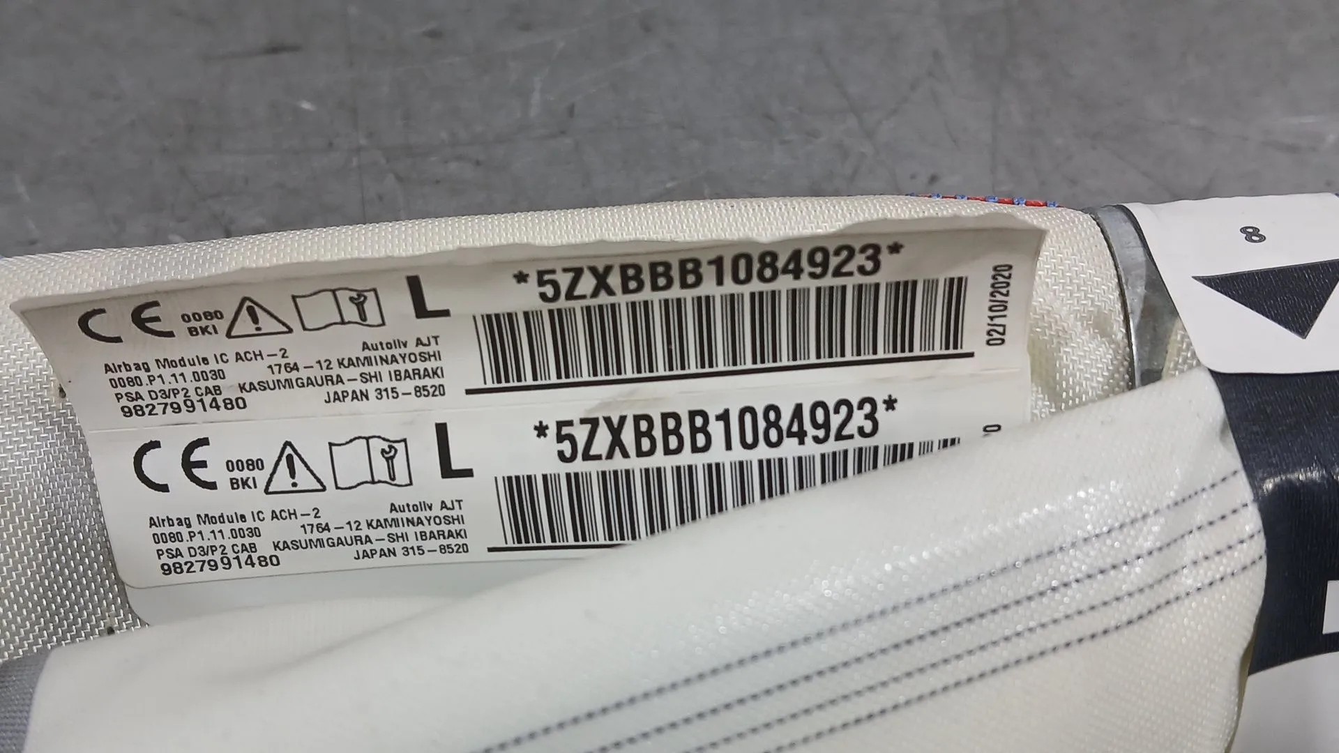 Airbag Cortina Delantero Izquierdo para Opel Corsa F (P2Jo)