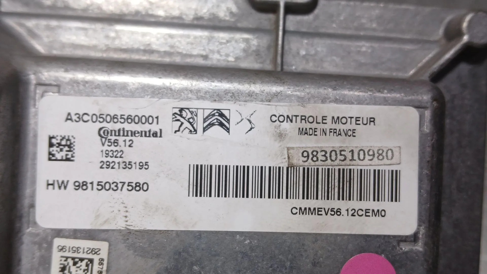 Centralita Motor Uce para Opel Corsa F (P2Jo)