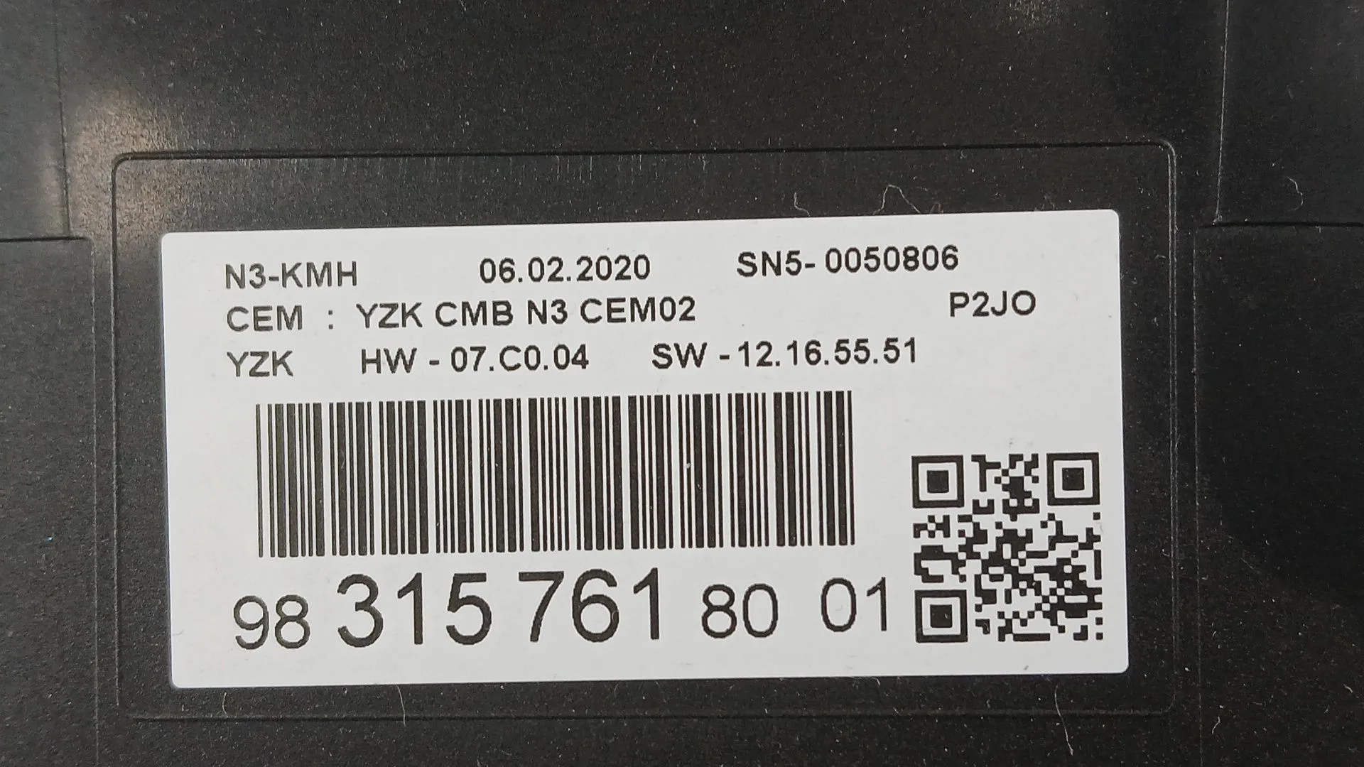 Cuadro Instrumentos para Opel Corsa F (P2Jo)