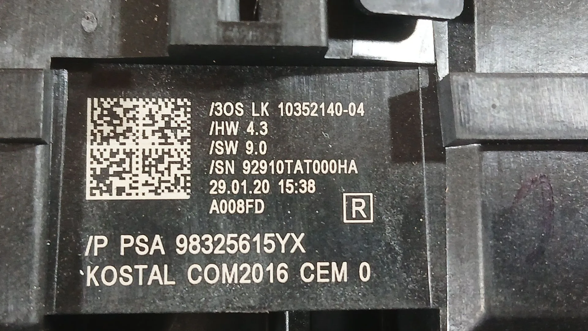 Mando Luces Y Limpia para Opel Corsa F (P2Jo)