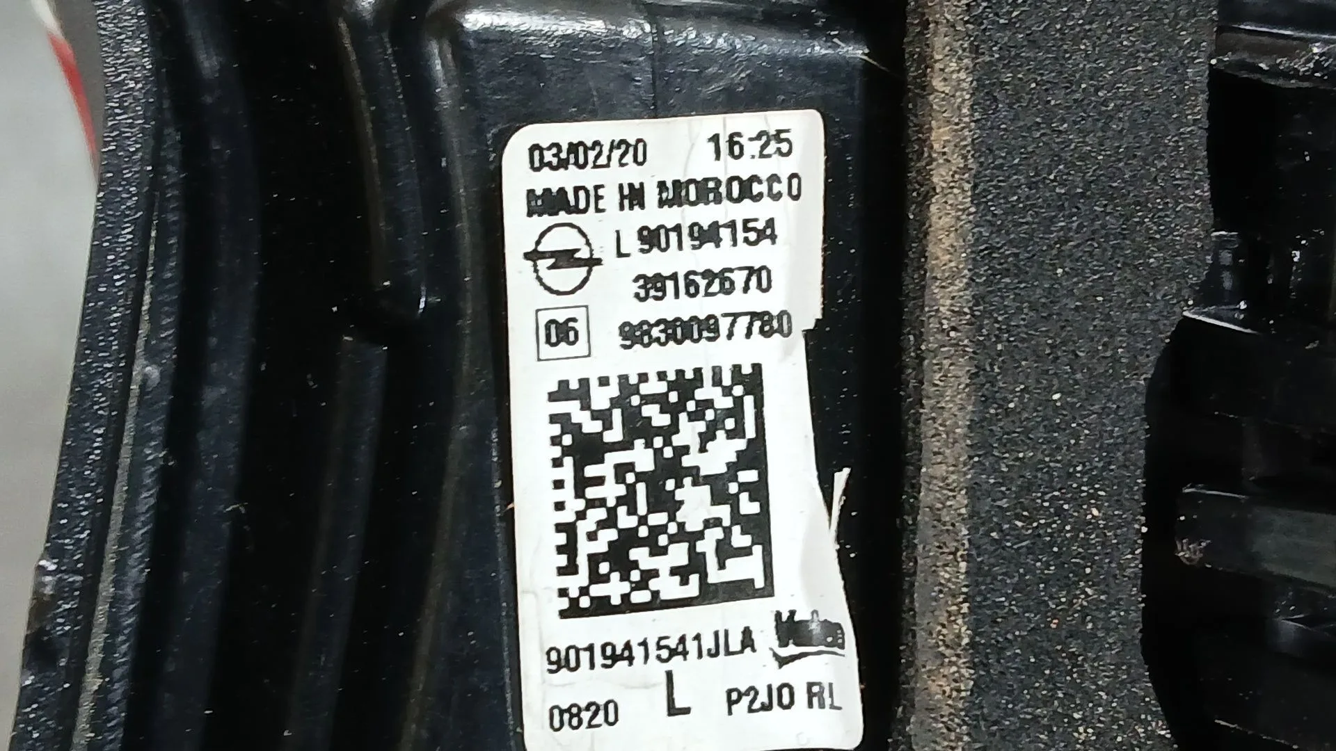 Piloto Trasero Izquierdo Interior para Opel Corsa F (P2Jo)