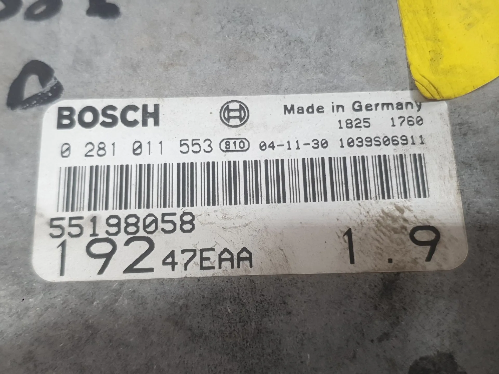 Centralita Motor Uce para Fiat Stilo Multi Wagon (192_)
