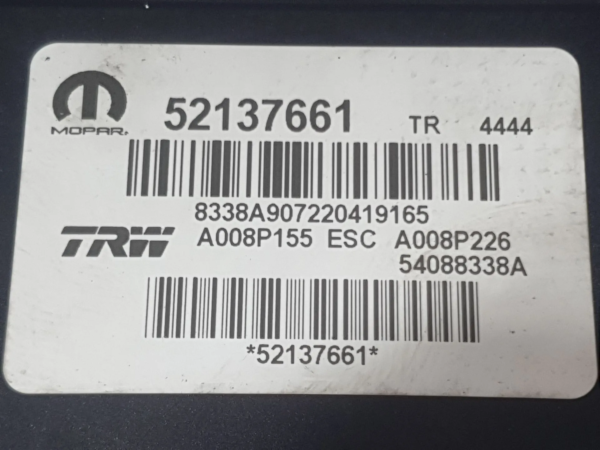 Abs para Jeep Renegade Suv (Bu, B1, Bv)
