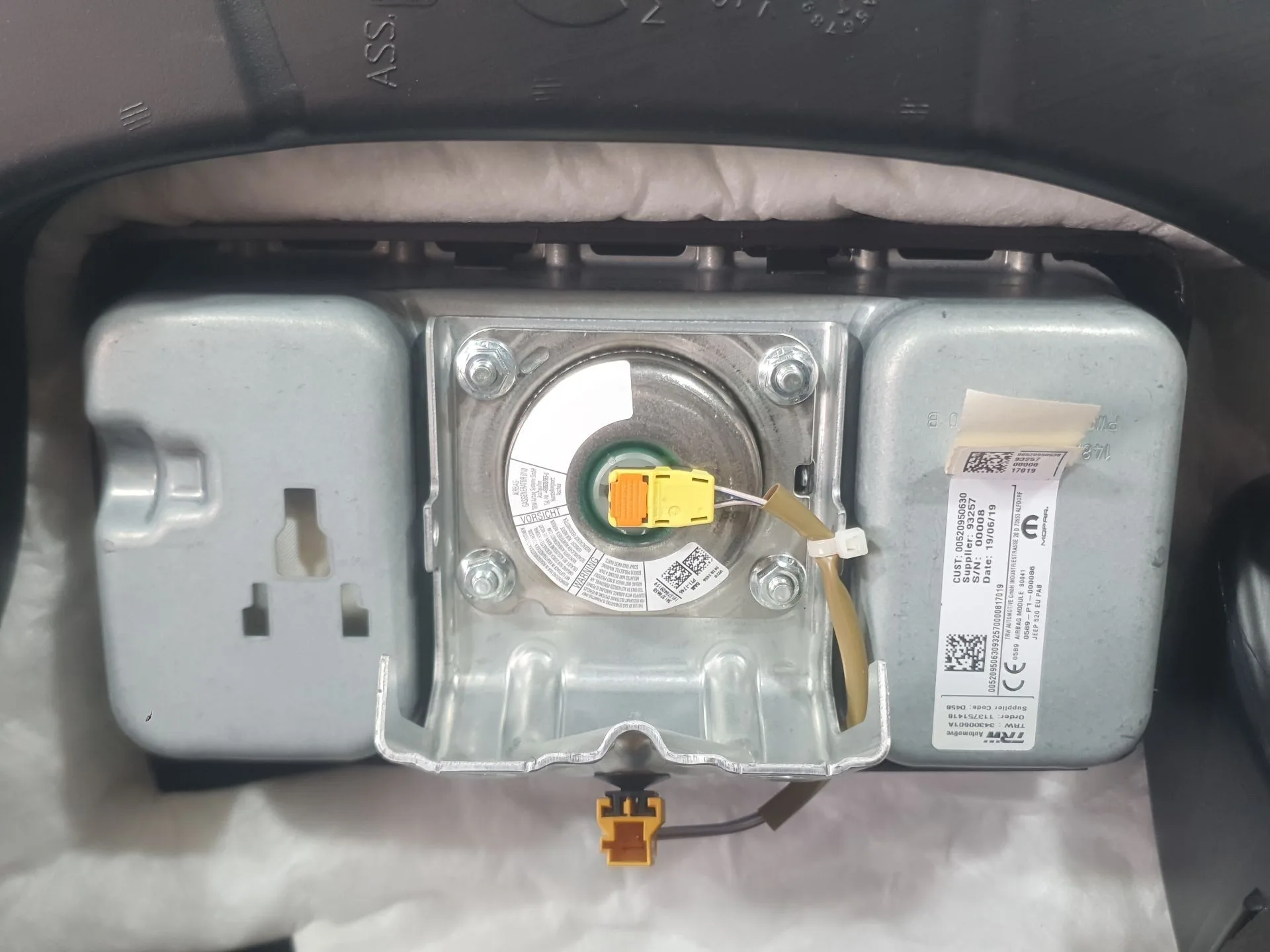Kit Airbag para Jeep Renegade Suv (Bu, B1, Bv)
