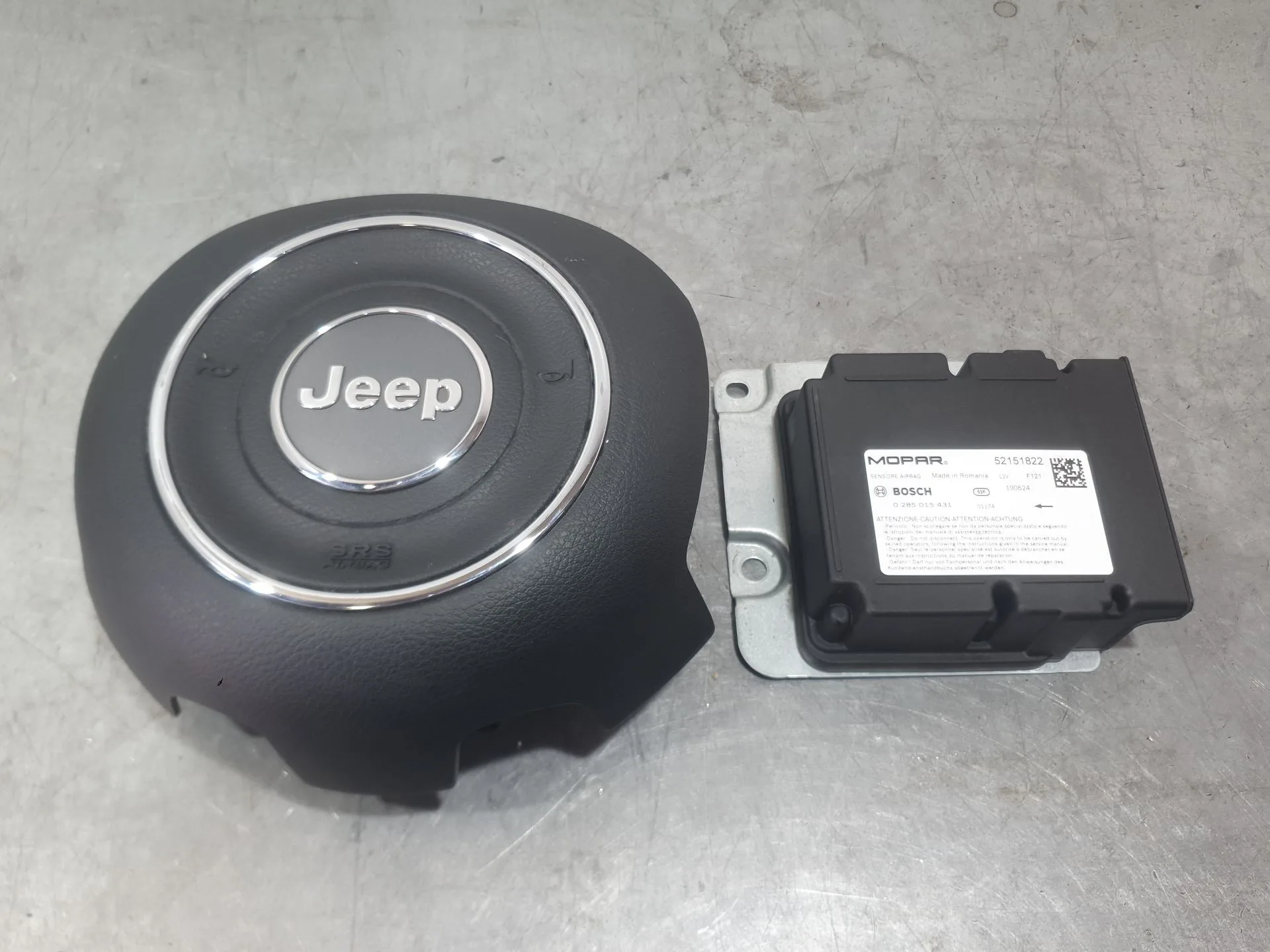 Kit Airbag para Jeep Renegade Suv (Bu, B1, Bv)