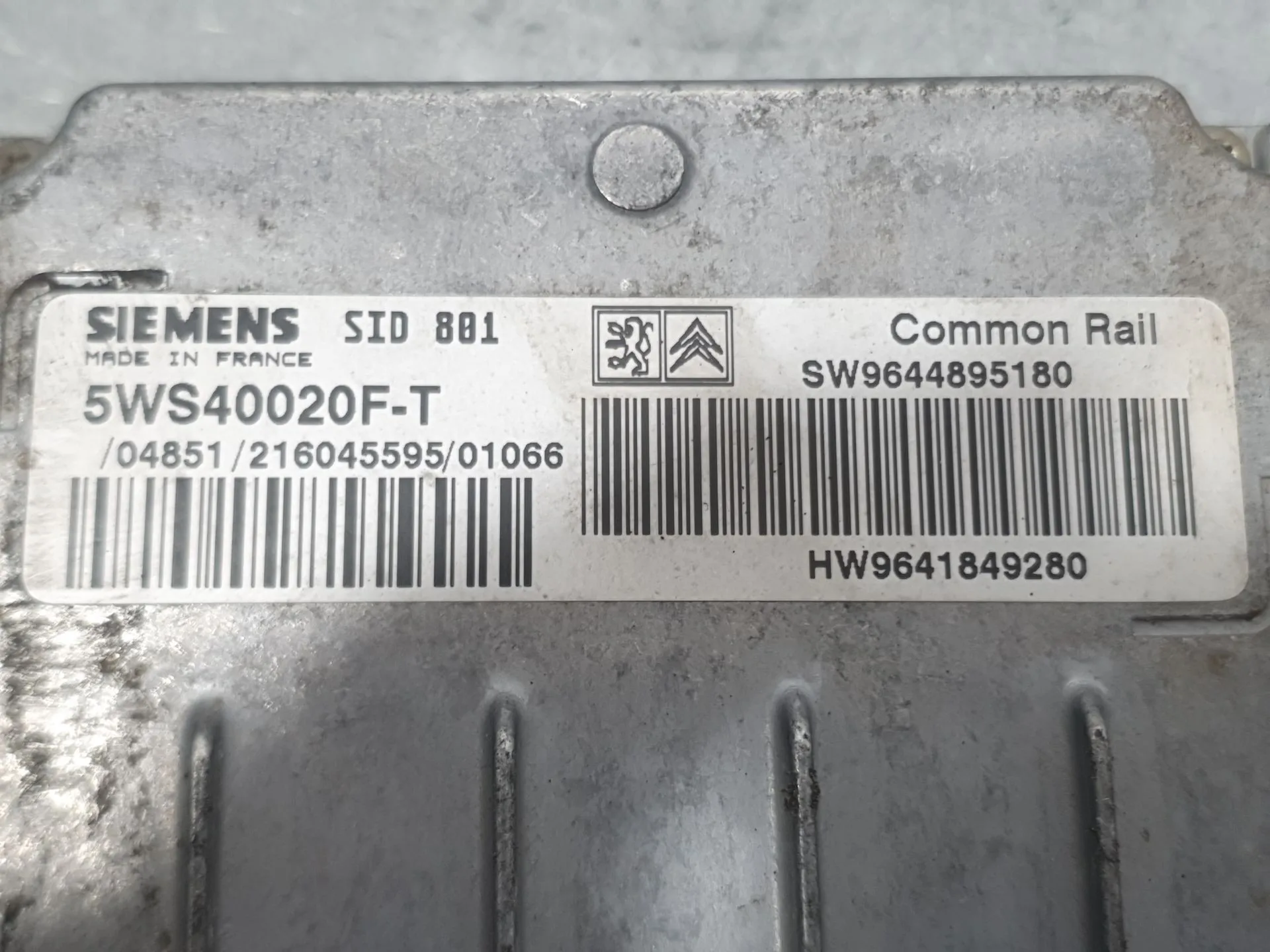 Centralita Motor Uce para Peugeot 307 (3A/C)