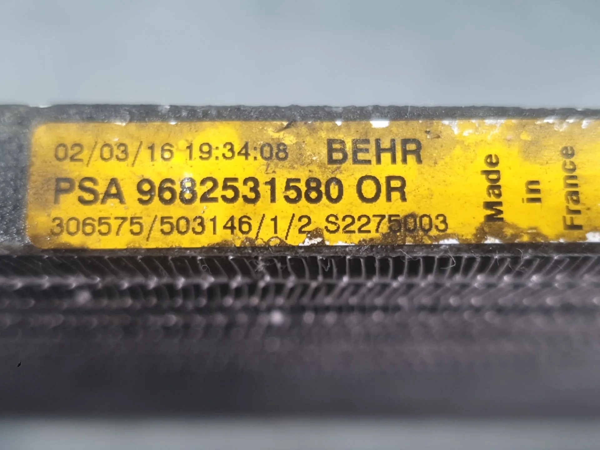 Condensador / Radiador Aire Acondicionado para Citroën Berlingo Multispace (B9)