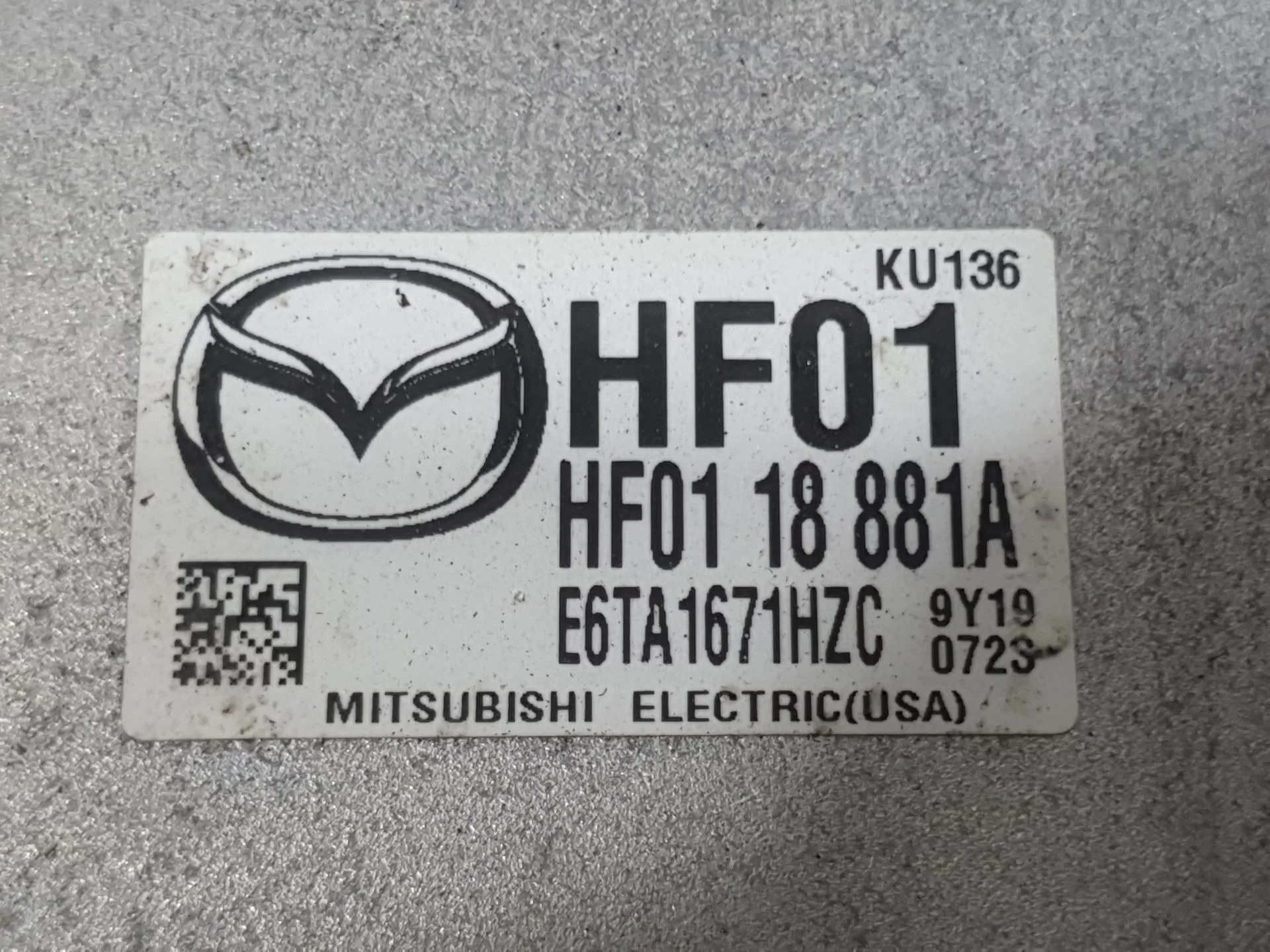 Centralita Motor Uce para Mazda Cx-30 (Dm)