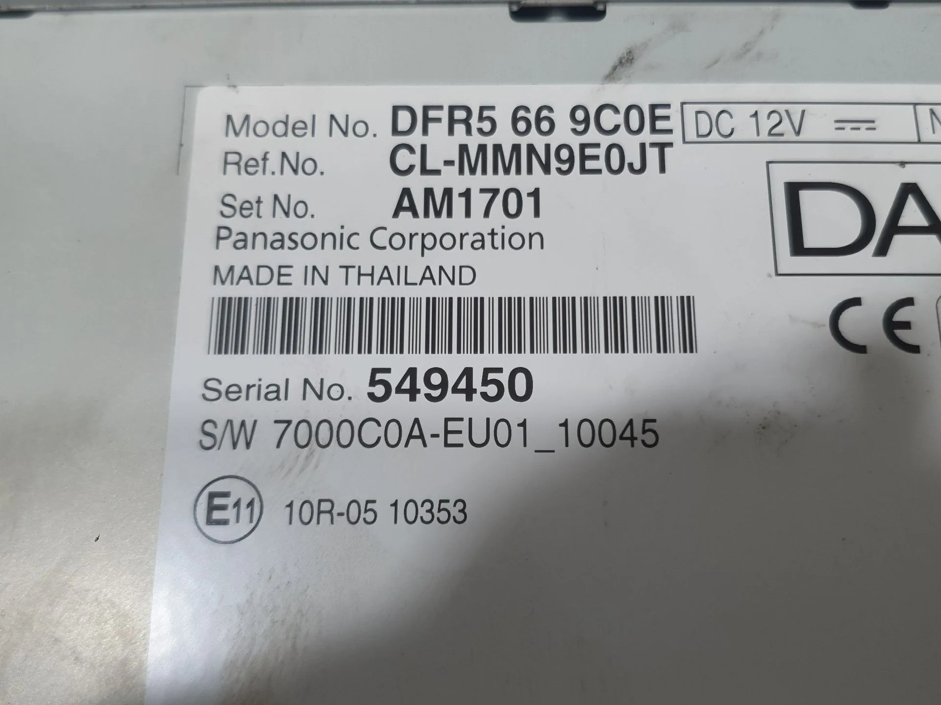 Sistema Audio / Radio para Mazda Cx-30 (Dm)