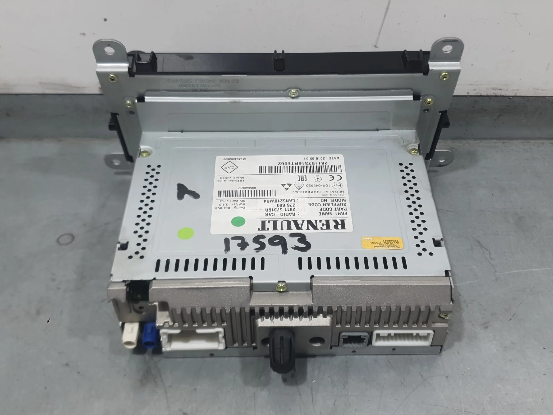 Sistema Navegacion Gps para Renault Clio Iv (Bh_)