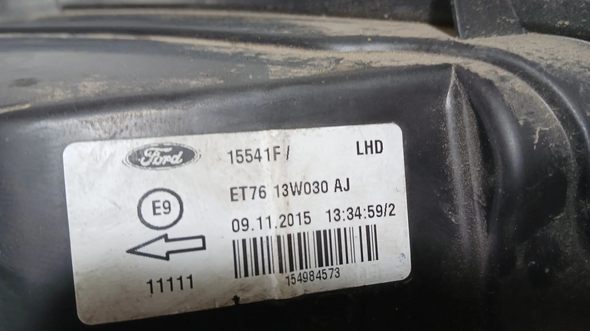 Faro Izquierdo para Ford Tourneo Courier B460 Monospace