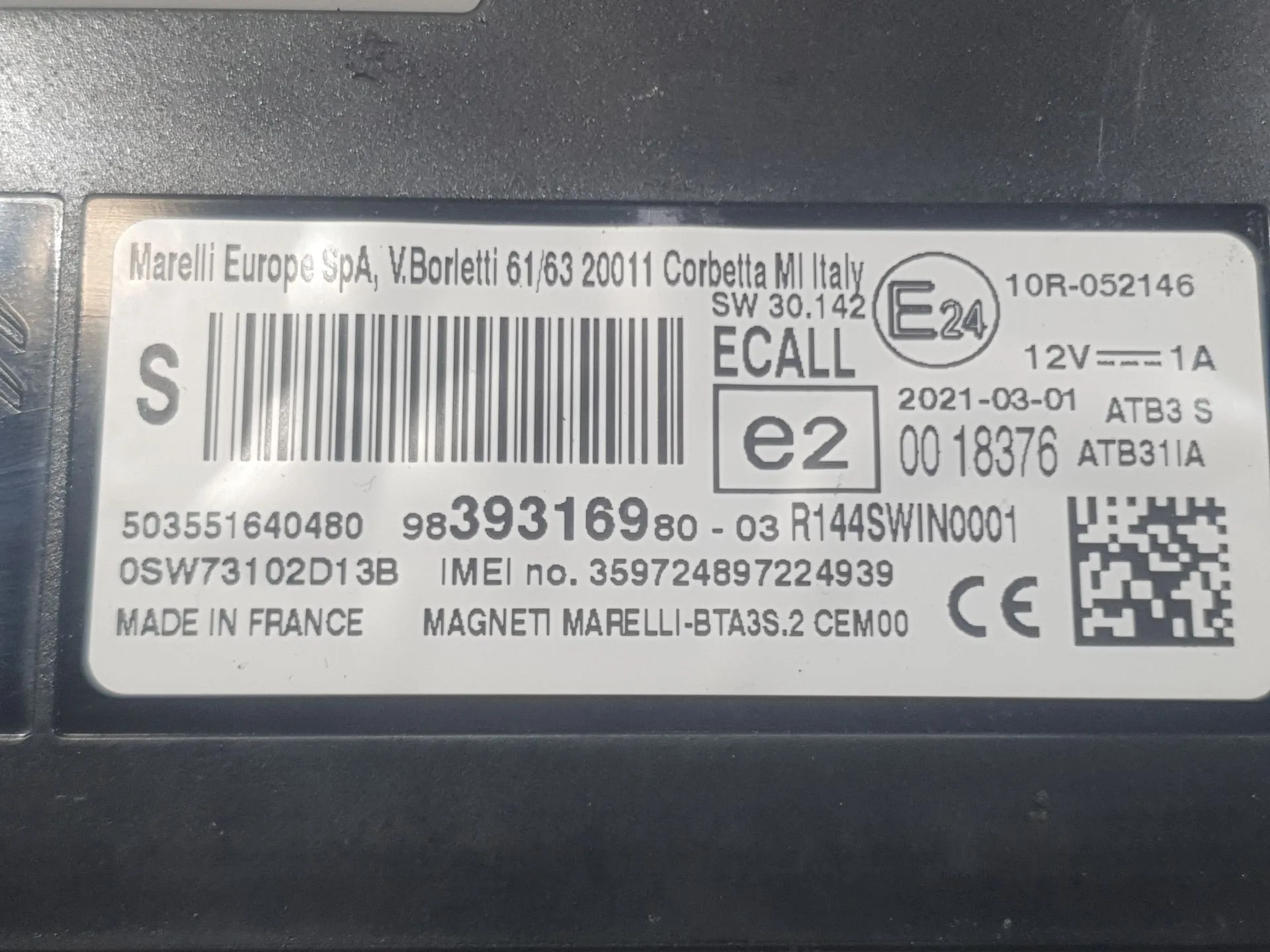 Modulo Electronico para Peugeot 3008 Ii Suv (Mc_, Mr_, Mj_, M4_)