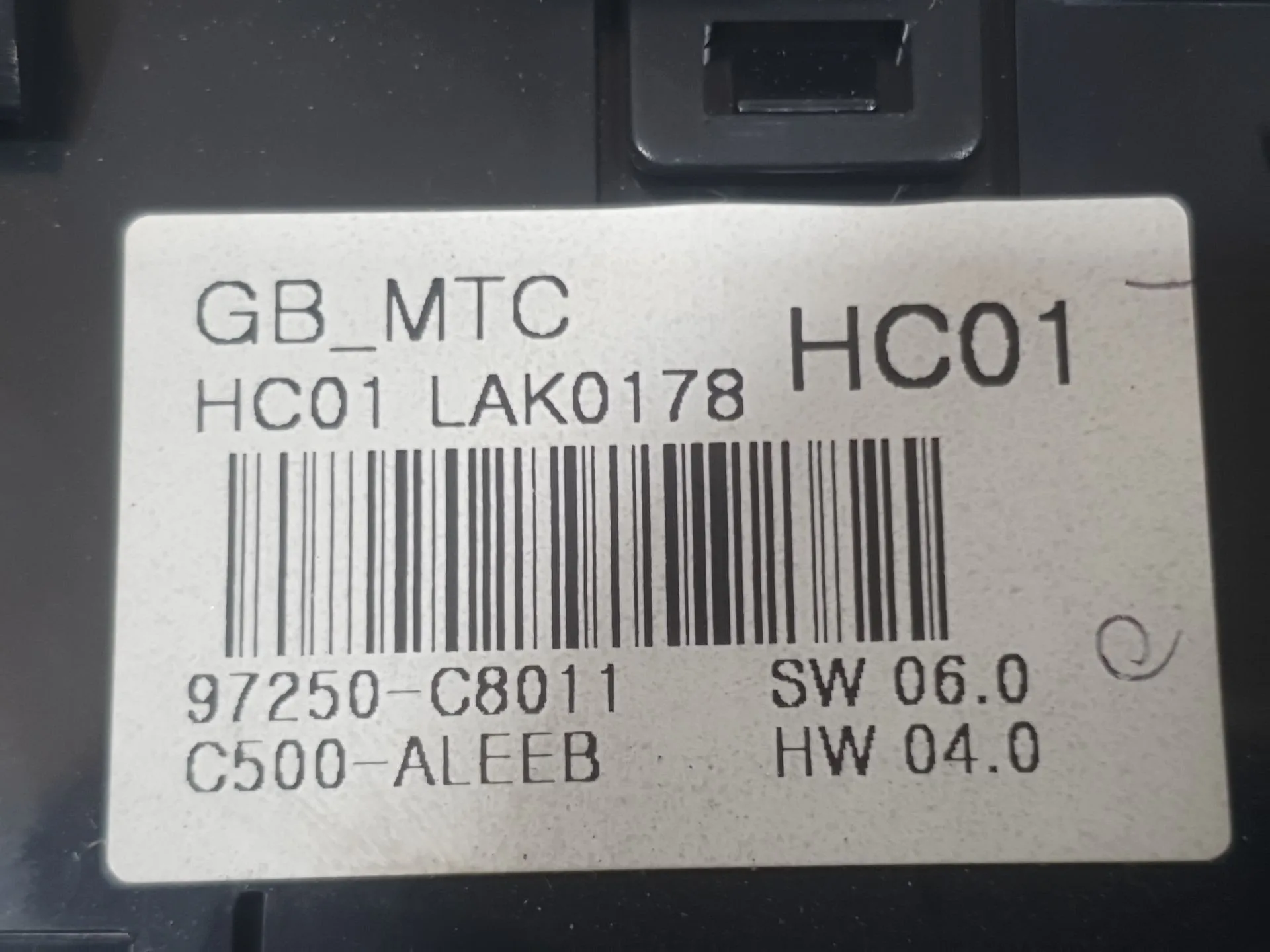 Mando Calefaccion / Aire Acondicionado para Hyundai I20 Ii (Gb, Ib)