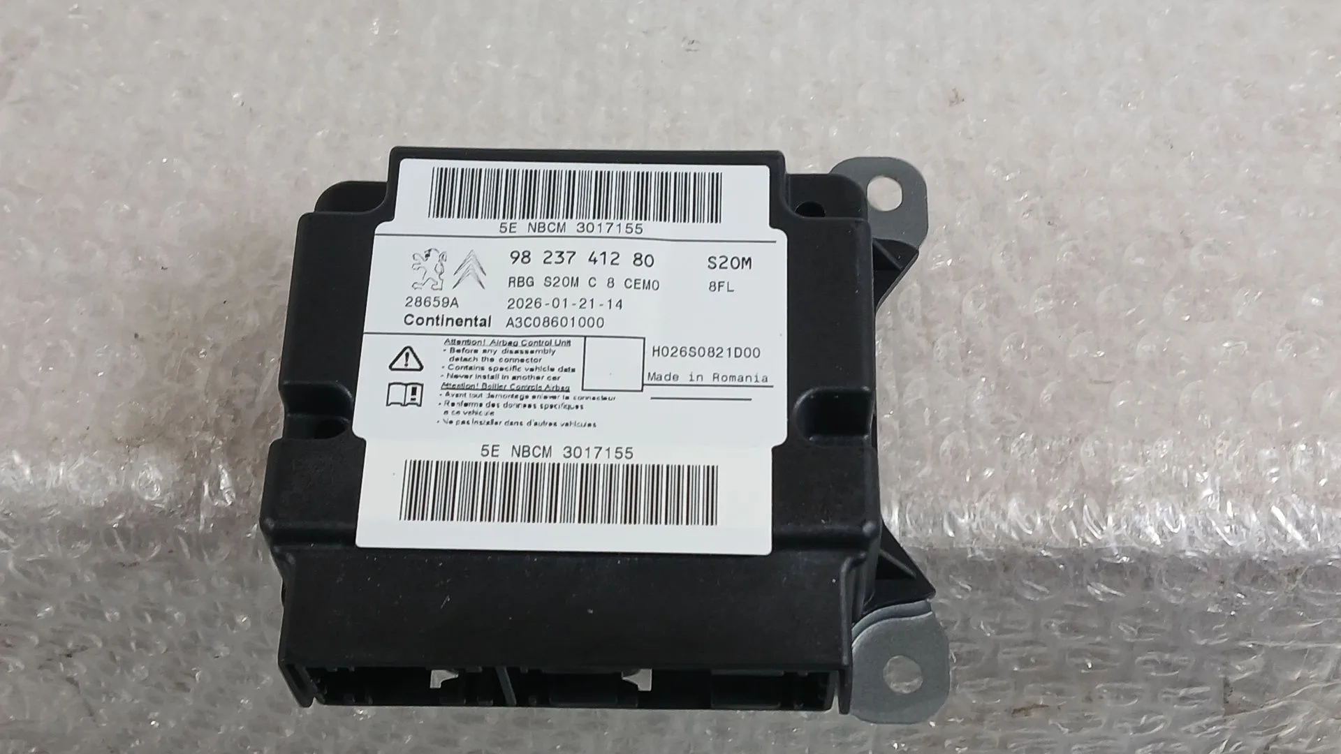 Centralita Airbag para Citroën Berlingo Multispace (B9)