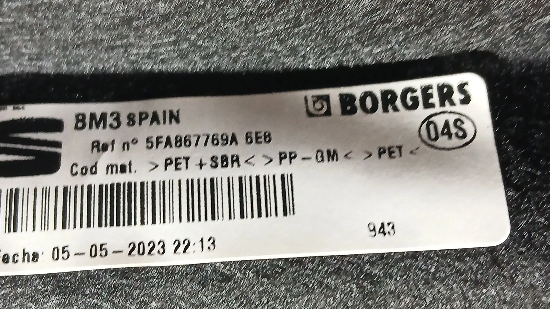 Bandeja Trasera para Seat Leon (Kl1, Klg)