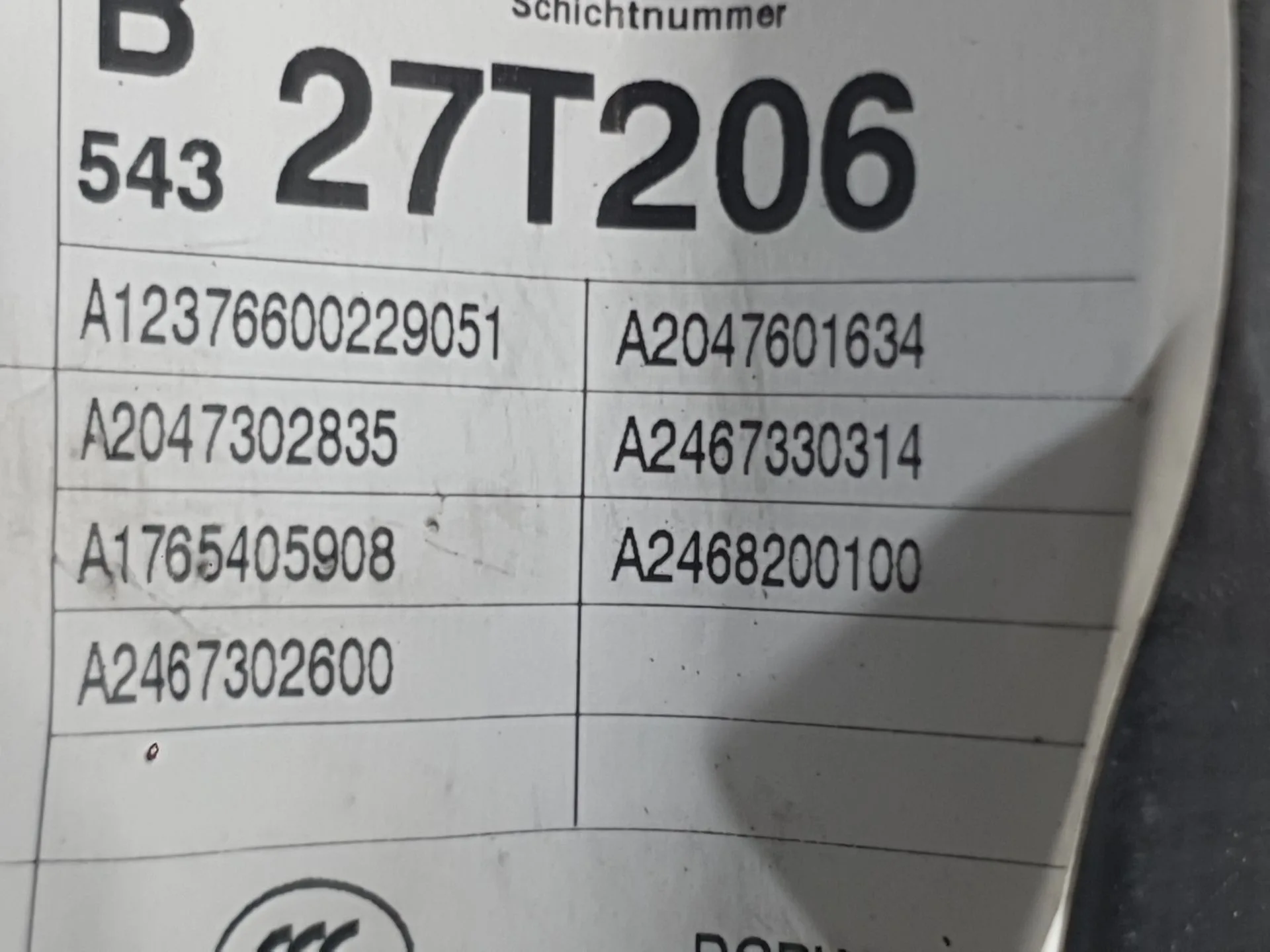 Elevalunas Trasero Derecho para Mercedes-Benz Clase B Sports Tourer (W246, W242)