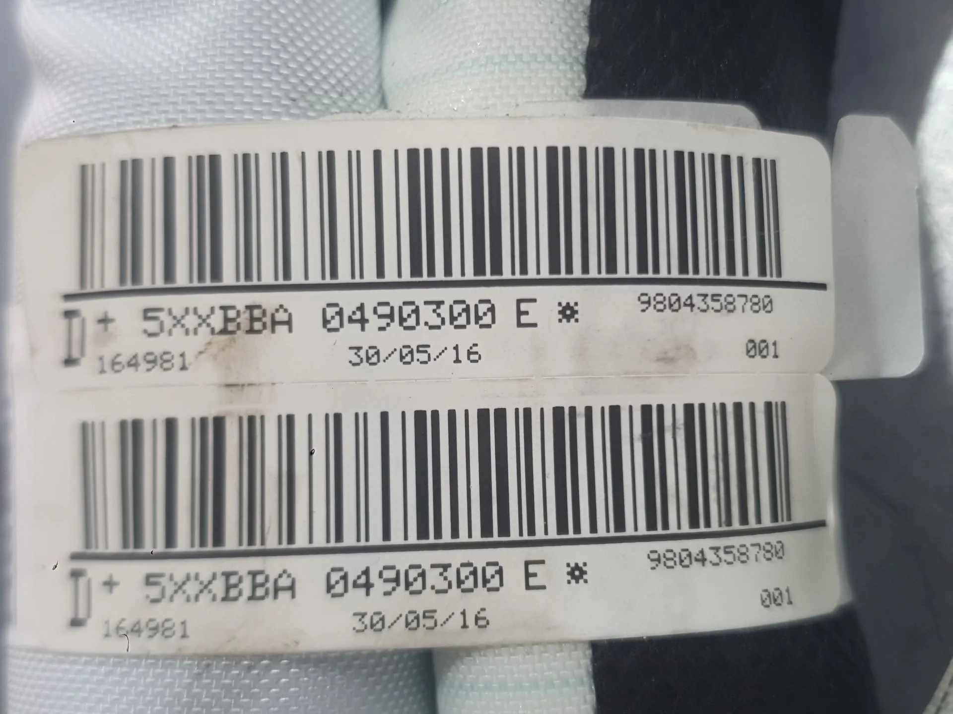 Airbag Cortina Delantero Derecho para Citroën C4 Cactus