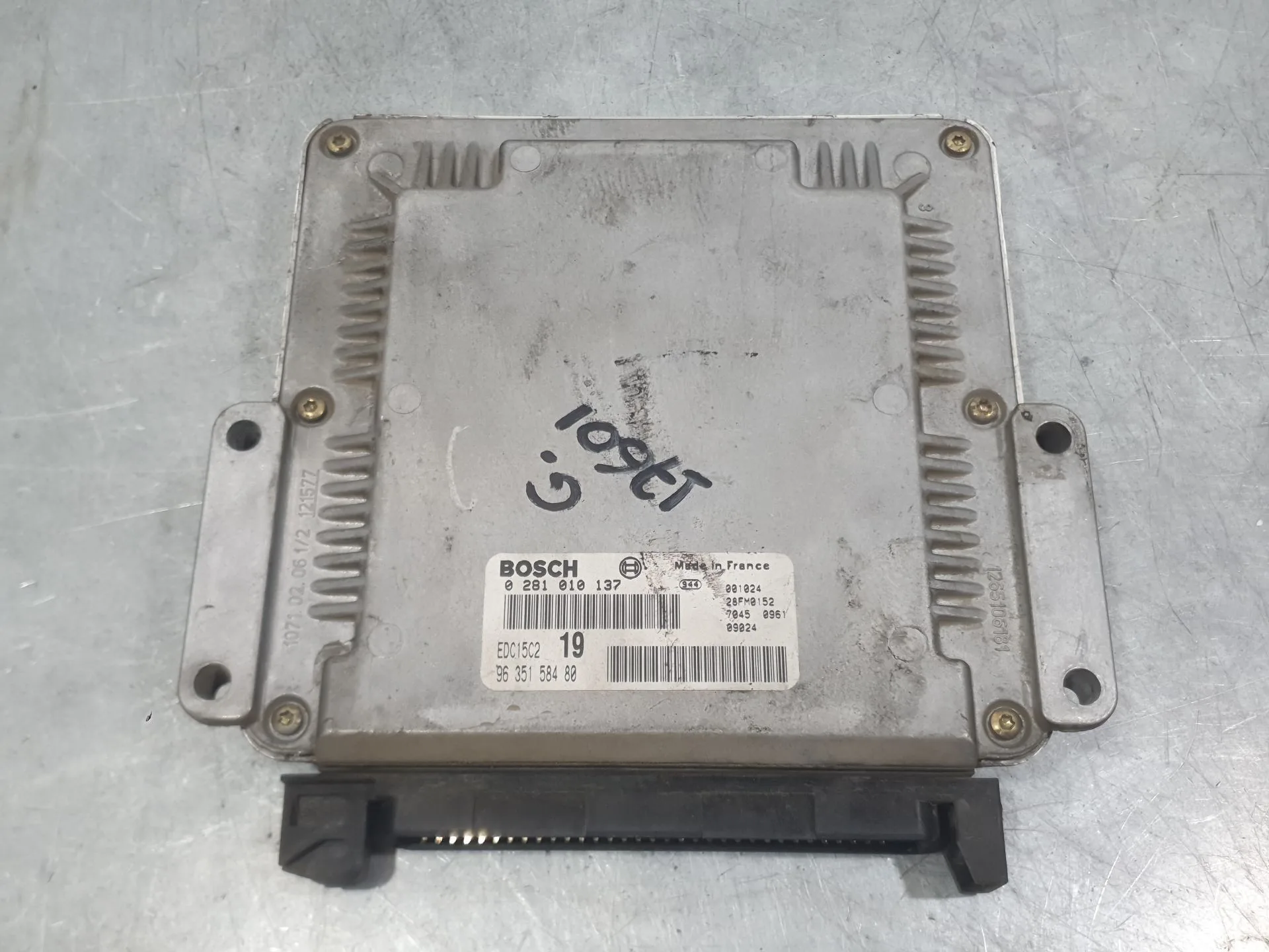 Centralita Motor Uce para Citroën Xsara Picasso (N68)