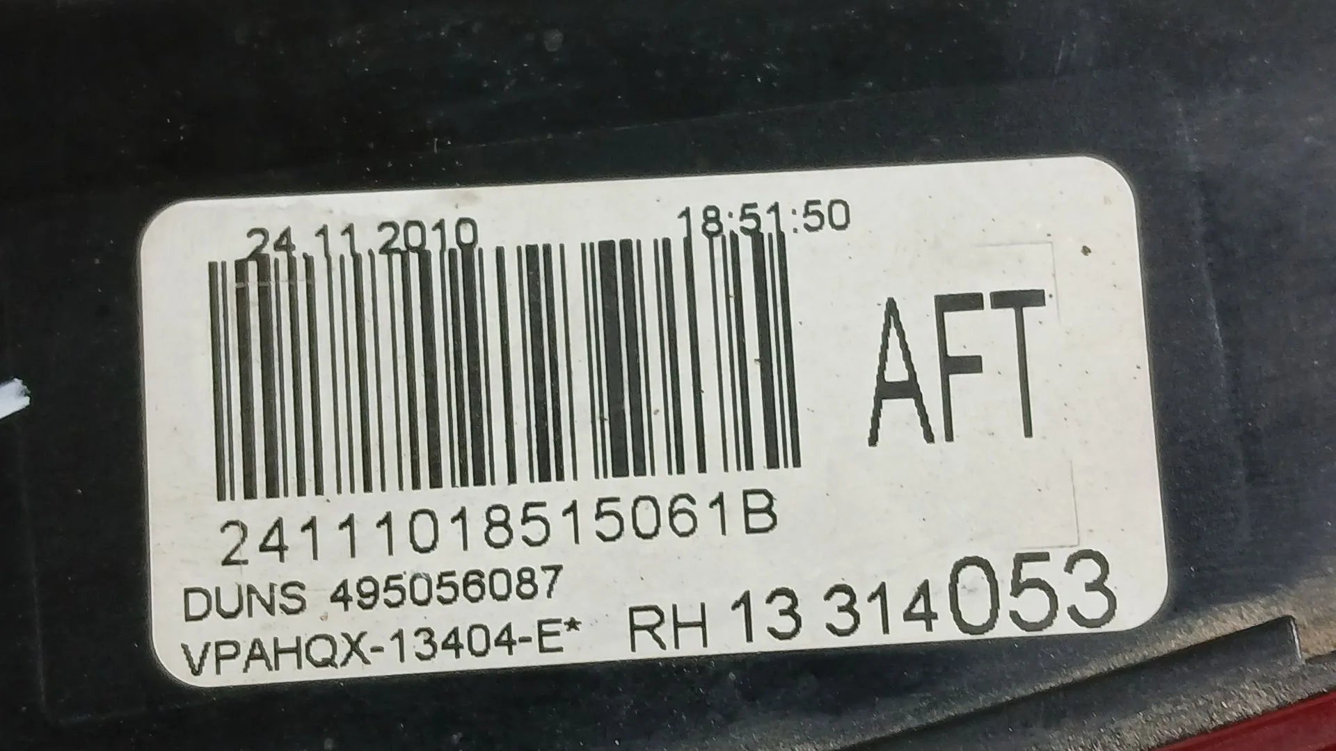 Piloto Trasero Derecho Interior para Opel Astra J Sports Tourer (P10)