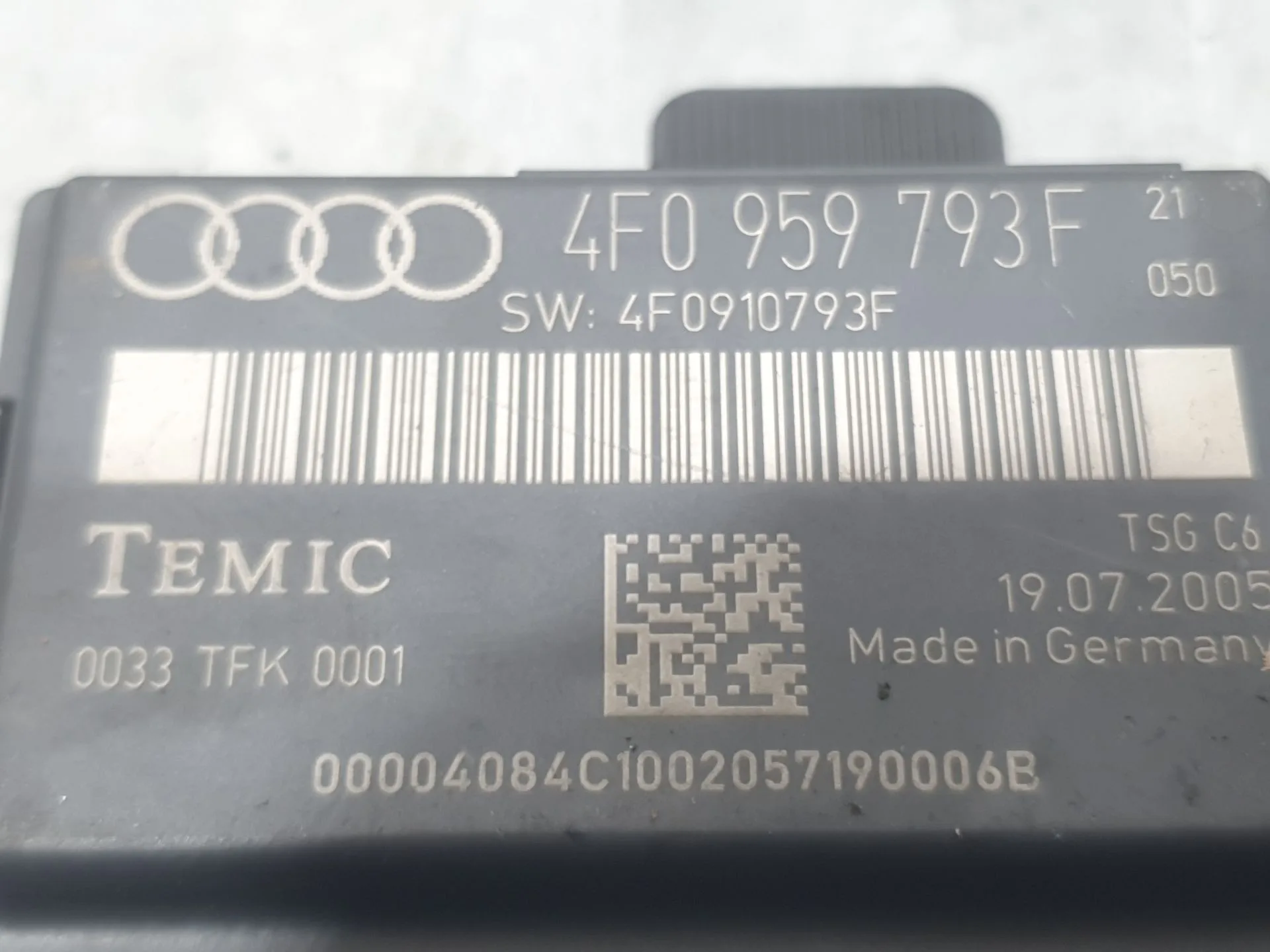 Modulo Electronico para Audi A6 C6 Avant (4F5)
