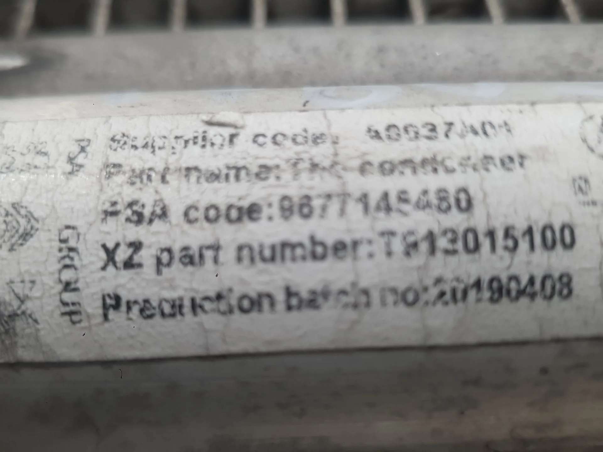 Condensador / Radiador Aire Acondicionado para Citroën C4 Grand Picasso Ii (Da_, De_)
