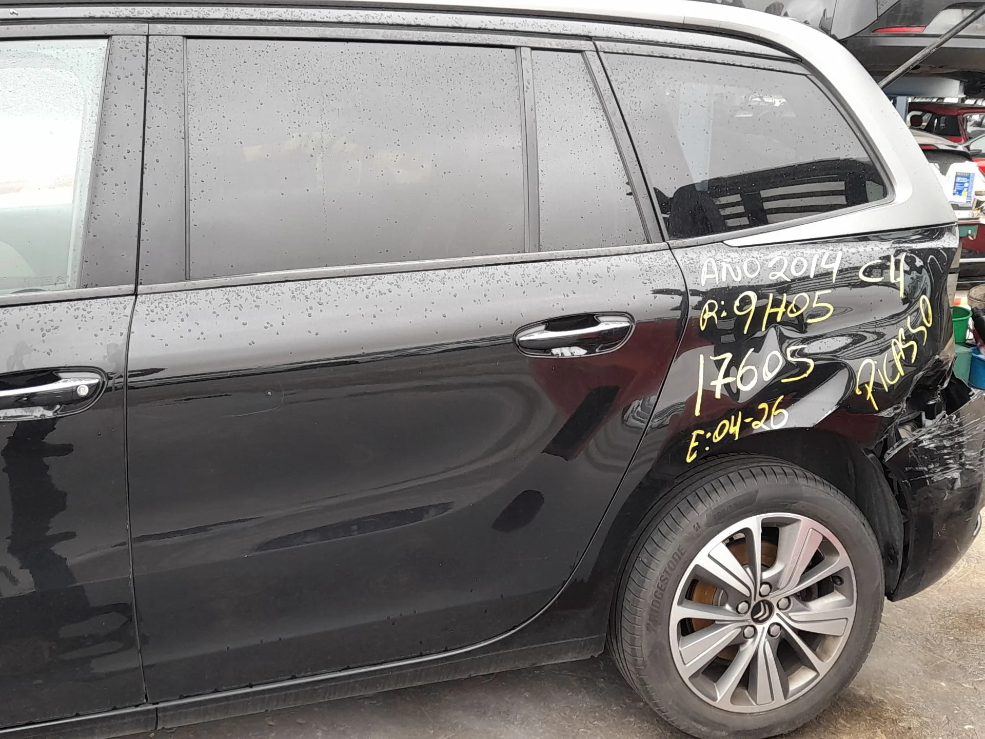 Puerta Trasera Izquierda para Citroën C4 Grand Picasso Ii (Da_, De_)