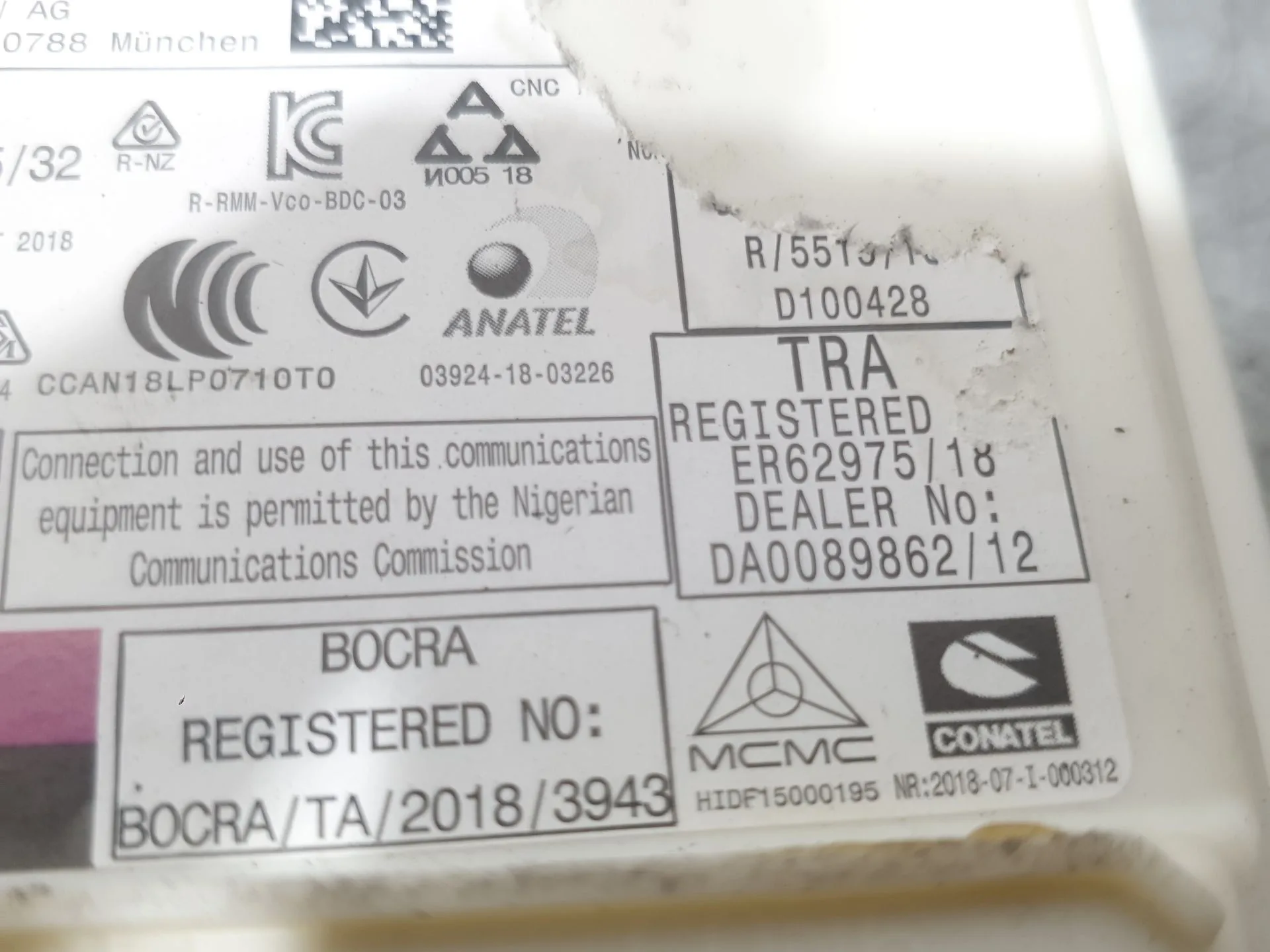 Caja Reles / Fusibles para Bmw 1 (F40)