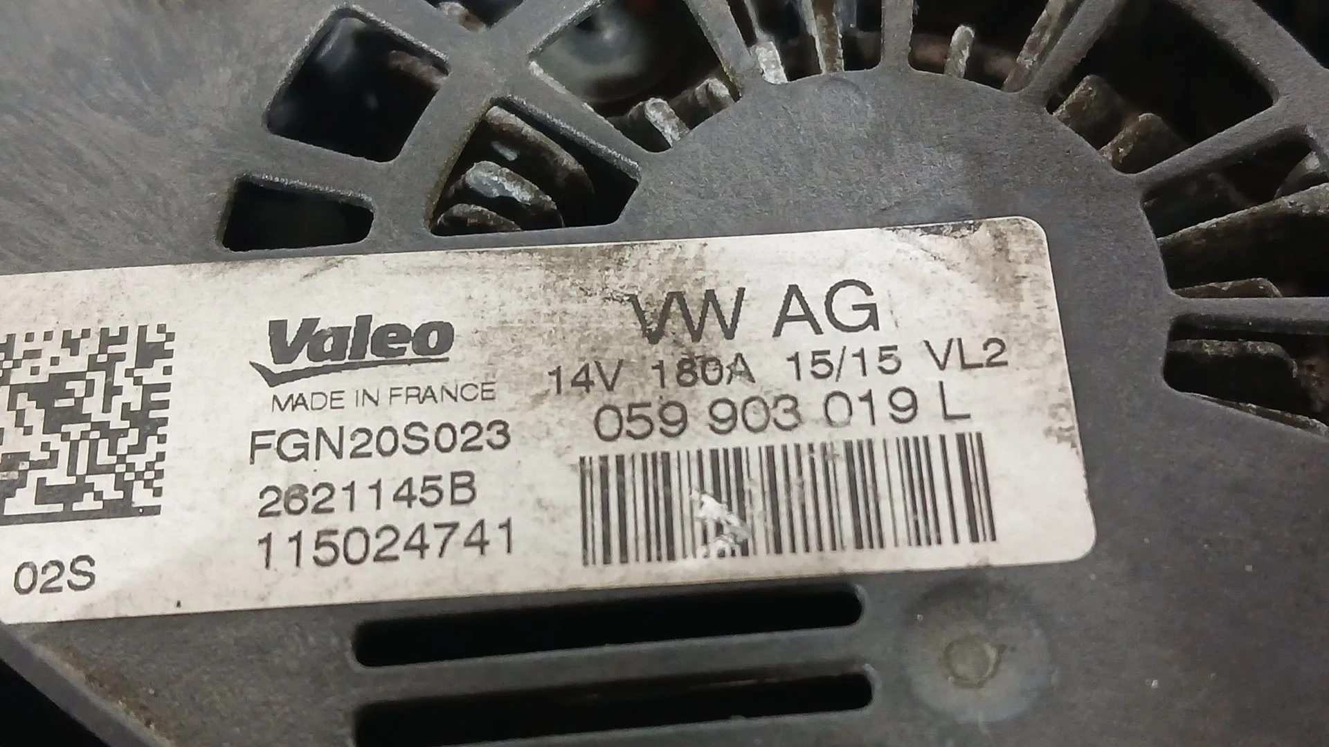 Alternador para Porsche Macan (95B)