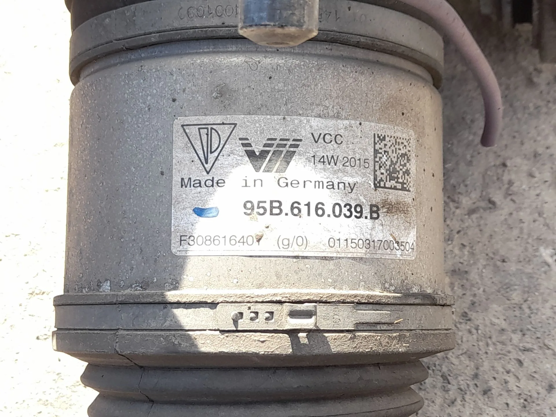 Amortiguador Delantero Izquierdo para Porsche Macan (95B)