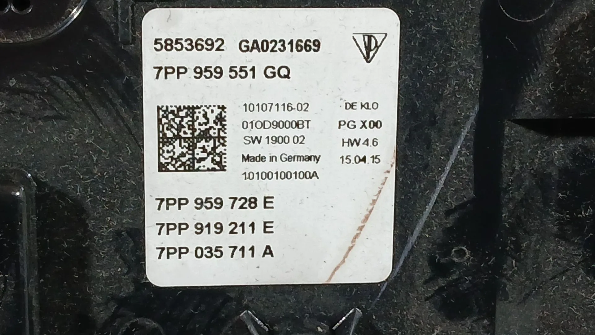 Luz Interior para Porsche Macan (95B)