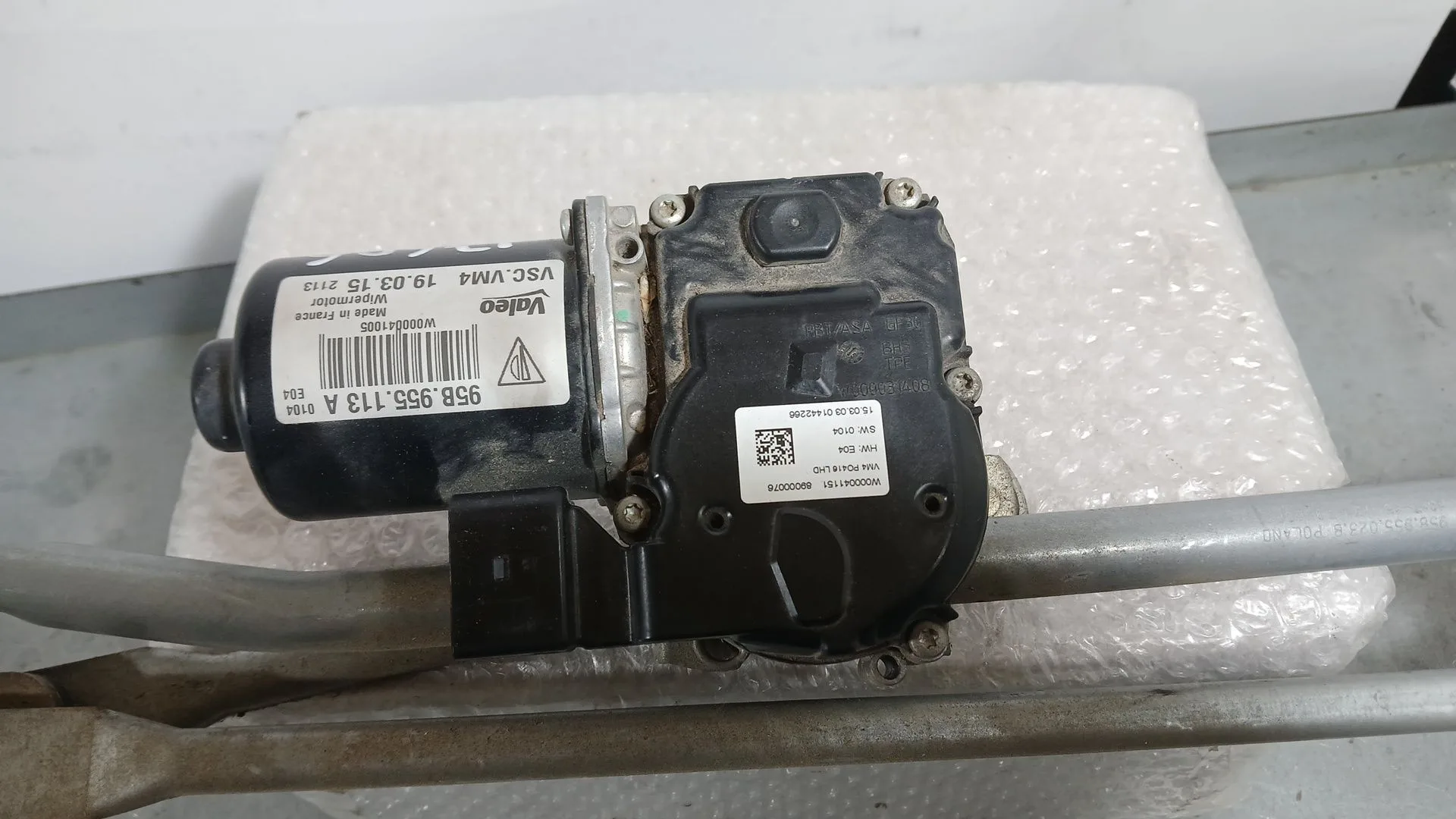 Motor Limpia Delantero para Porsche Macan (95B)
