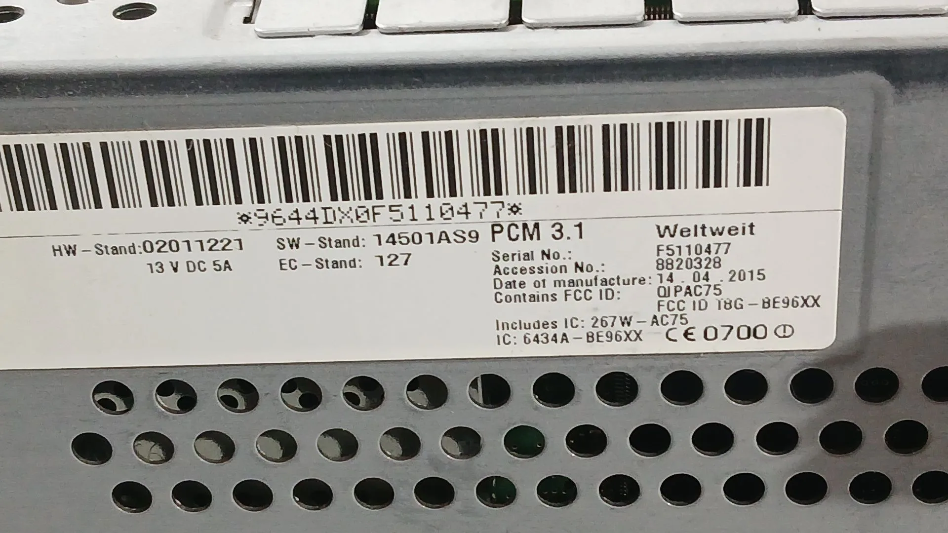Sistema Navegacion Gps para Porsche Macan (95B)