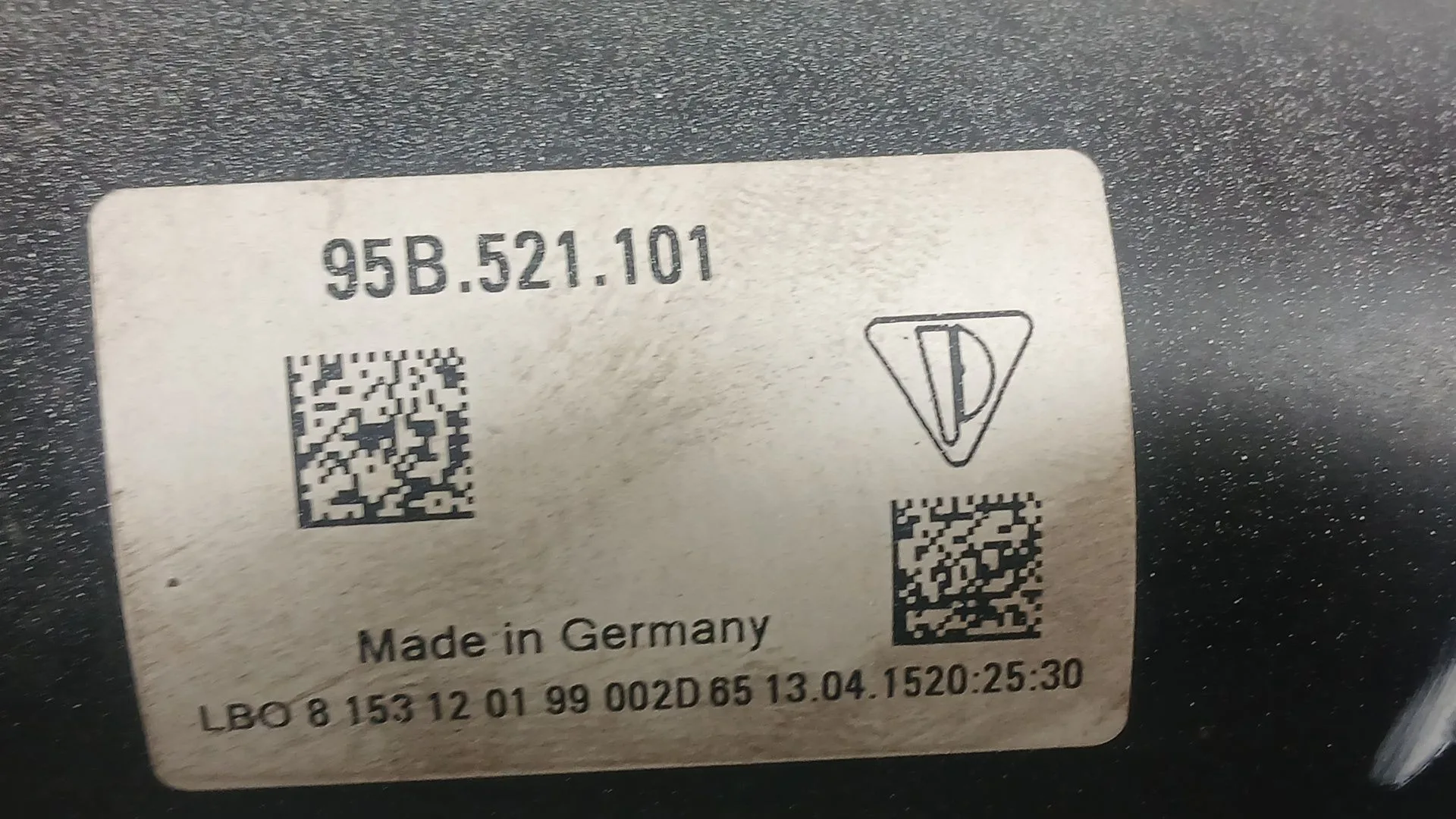Transmision Central para Porsche Macan (95B)