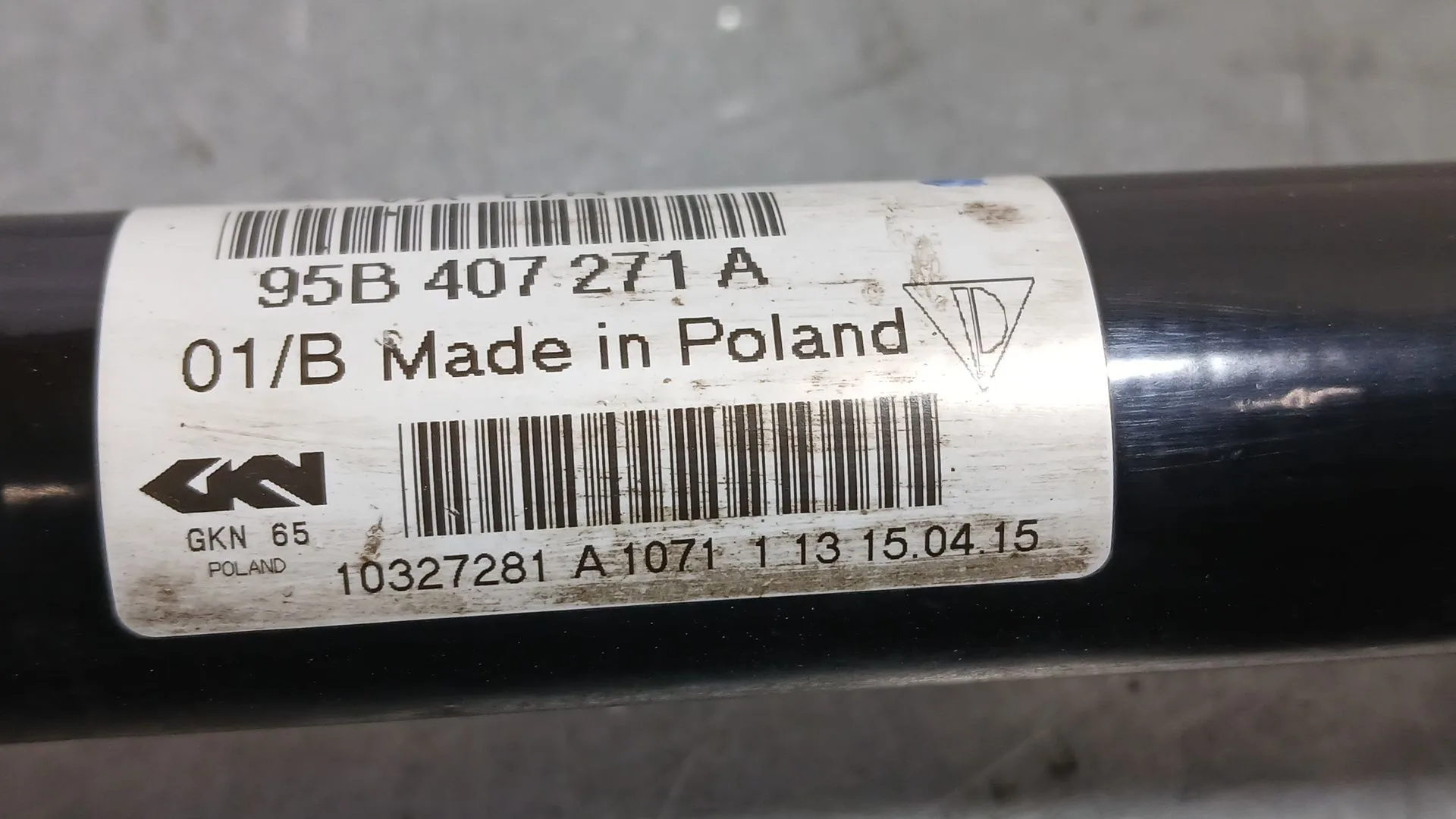 Transmision Delantera Derecha para Porsche Macan (95B)