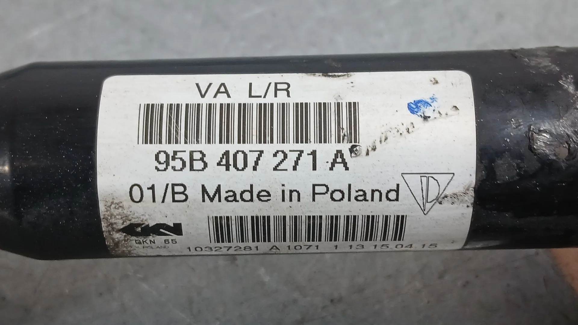 Transmision Delantera Izquierda para Porsche Macan (95B)