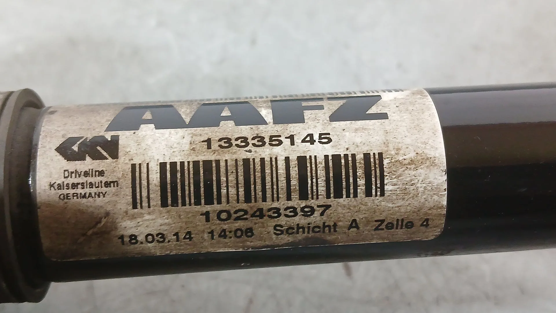 Transmision Delantera Izquierda para Opel Astra J Sedan