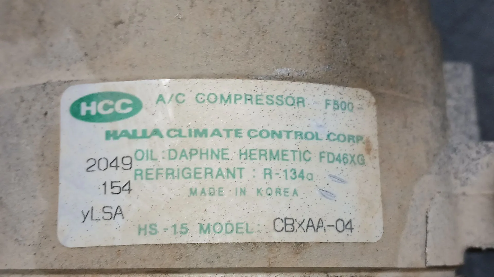 Compresor Aire Acondicionado para Hyundai Accent Ii (Lc)