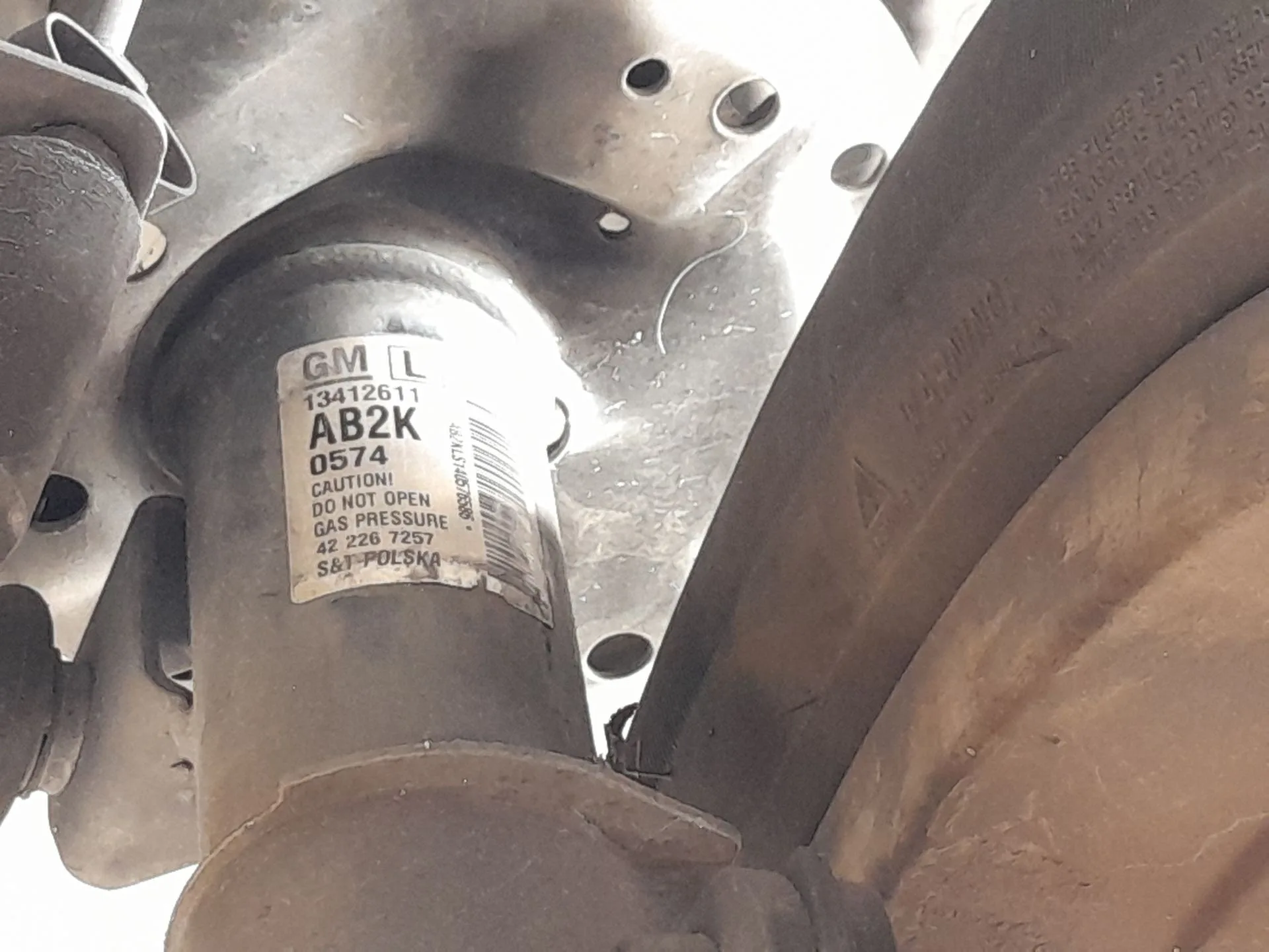 Amortiguador Delantero Izquierdo para Opel Astra J (P10)