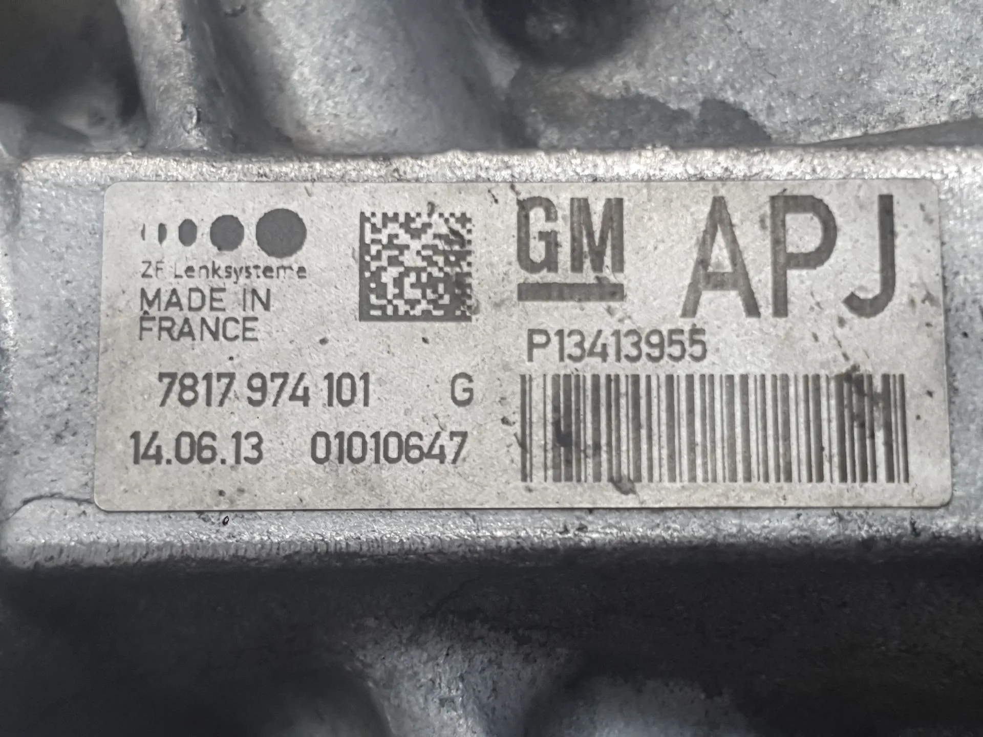 Cremallera Direccion para Opel Astra J (P10)