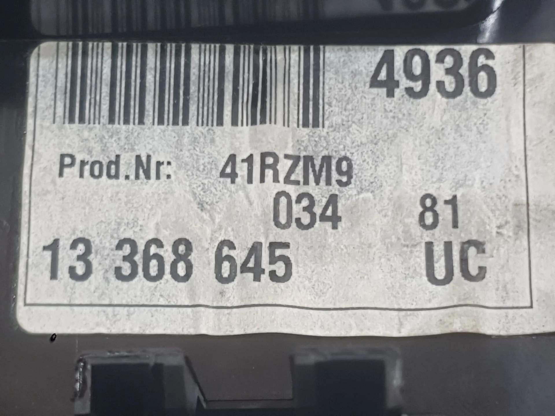 Caja Reles / Fusibles para Opel Astra J (P10)
