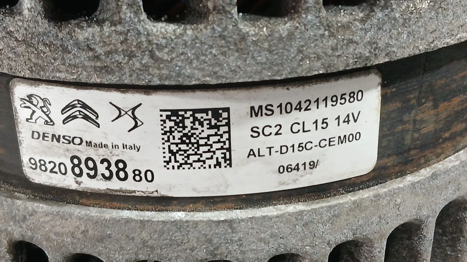 Alternador para Peugeot 208 I (Ca_, Cc_)