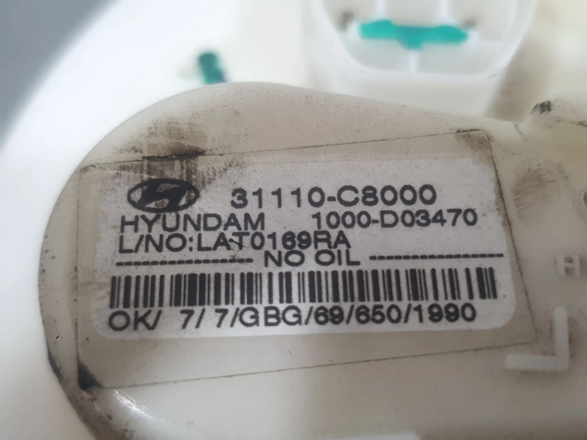 Aforador para Hyundai I20 Ii (Gb, Ib)