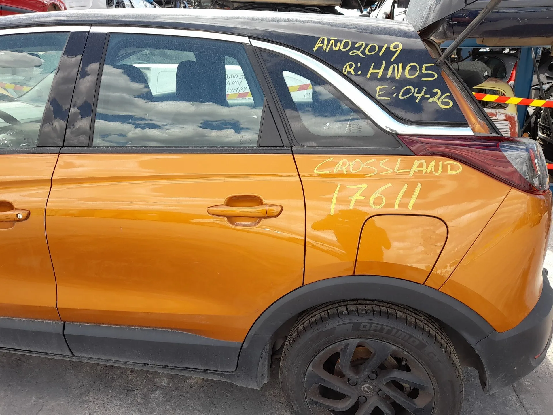 Puerta Trasera Izquierda para Opel Crossland X / Crossland (P17, P2Qo)
