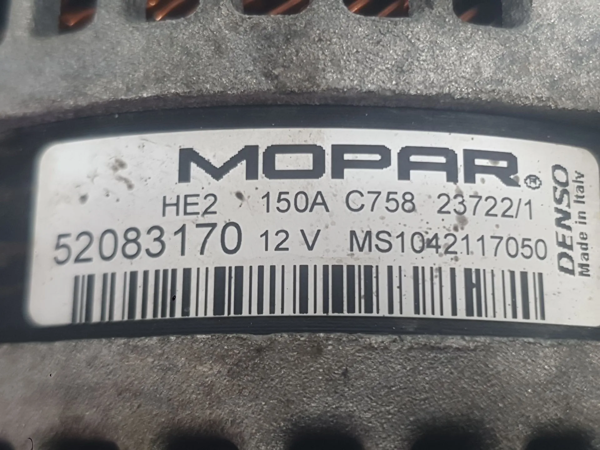 Alternador para Fiat Doblo Cargo (263_)