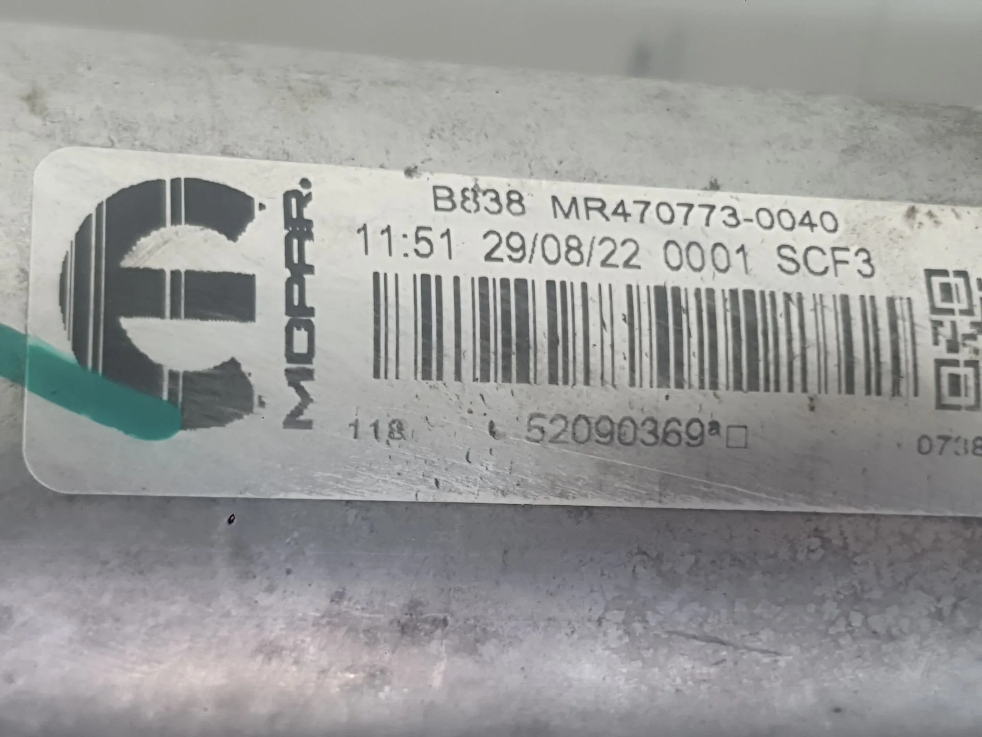 Condensador / Radiador Aire Acondicionado para Fiat Doblo Cargo (263_)