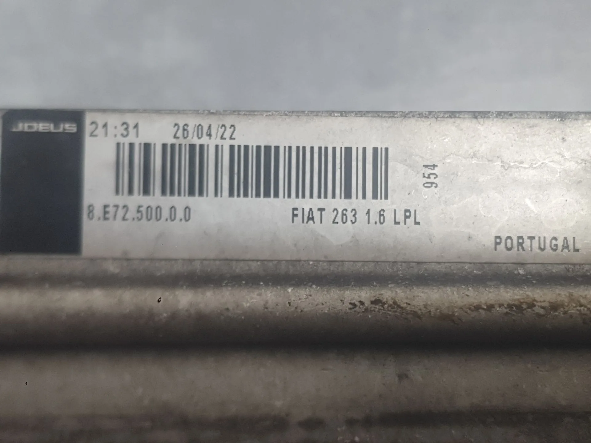 Intercooler para Fiat Doblo Cargo (263_)